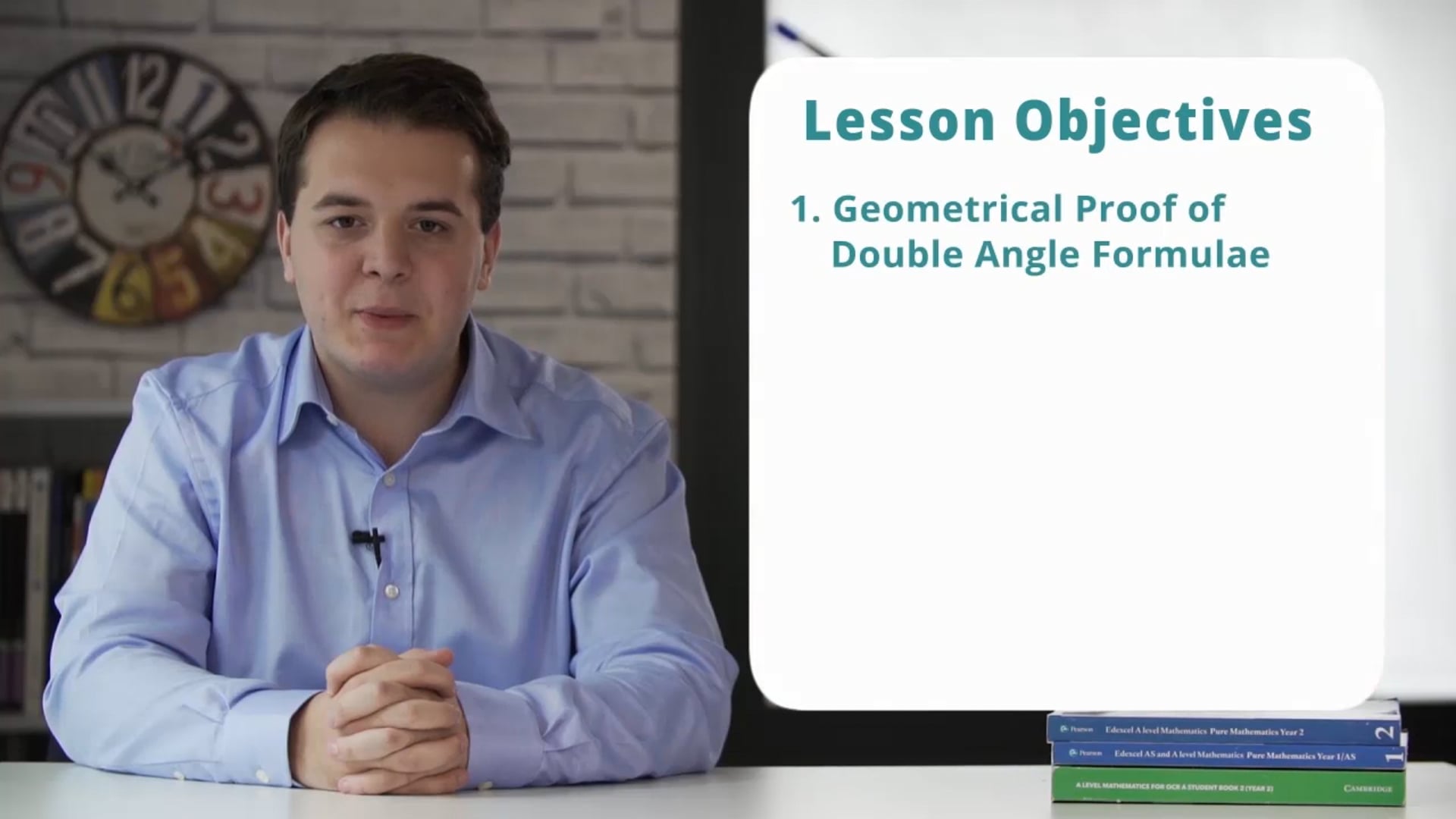 Geometrical Proof of the Double Angle Formulae