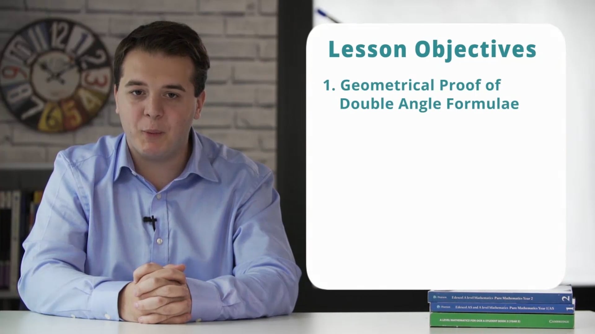 Geometrical Proof of the Double Angle Formulae