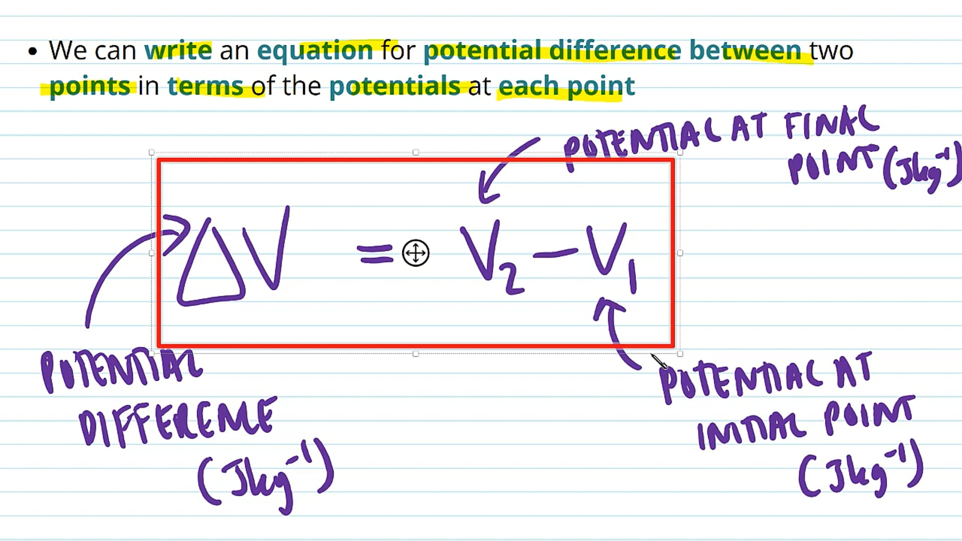 Gravitational Potential and Gravitational Potential Difference