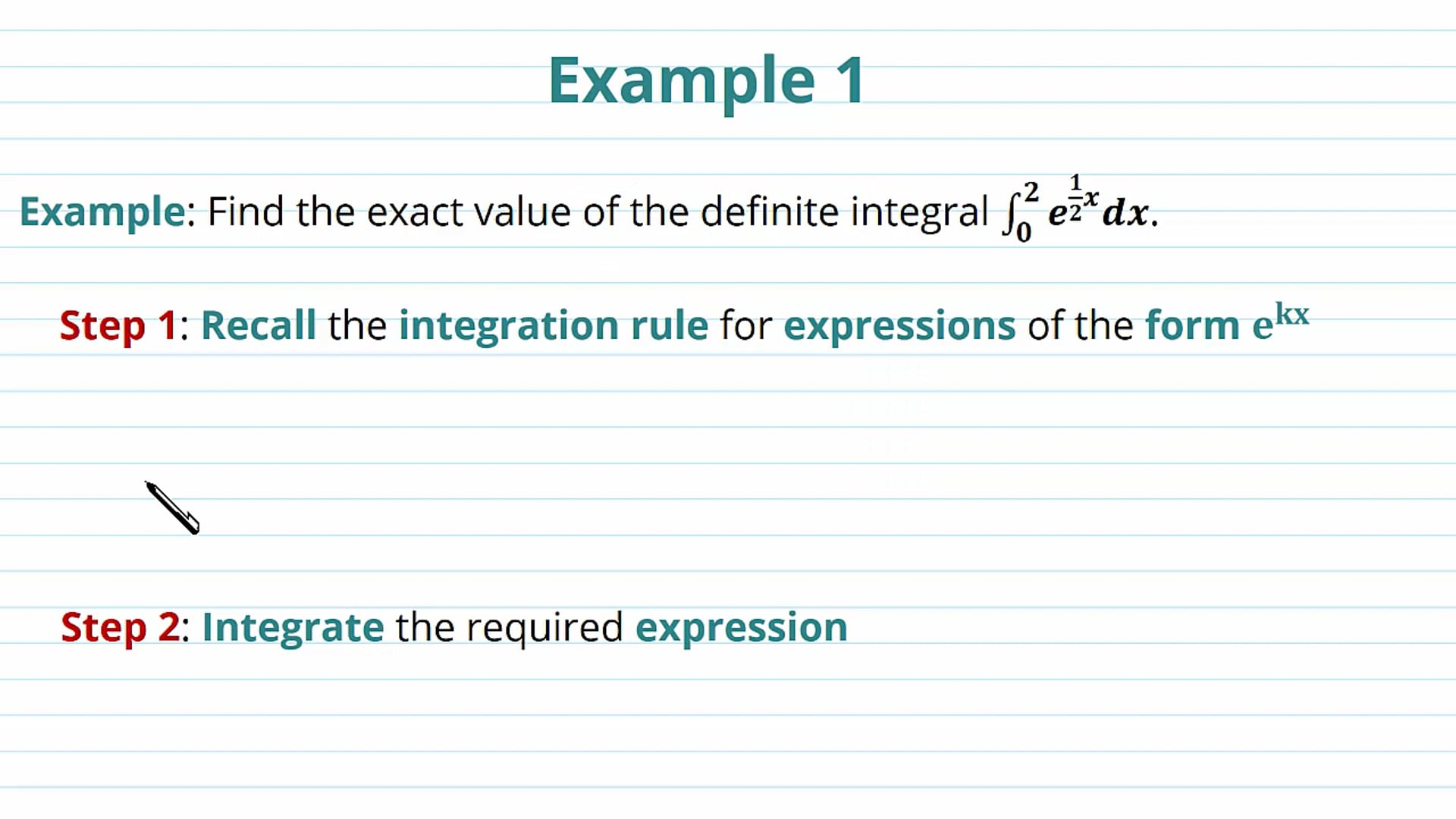 Integrating Exponentials and Reciprocals Examples