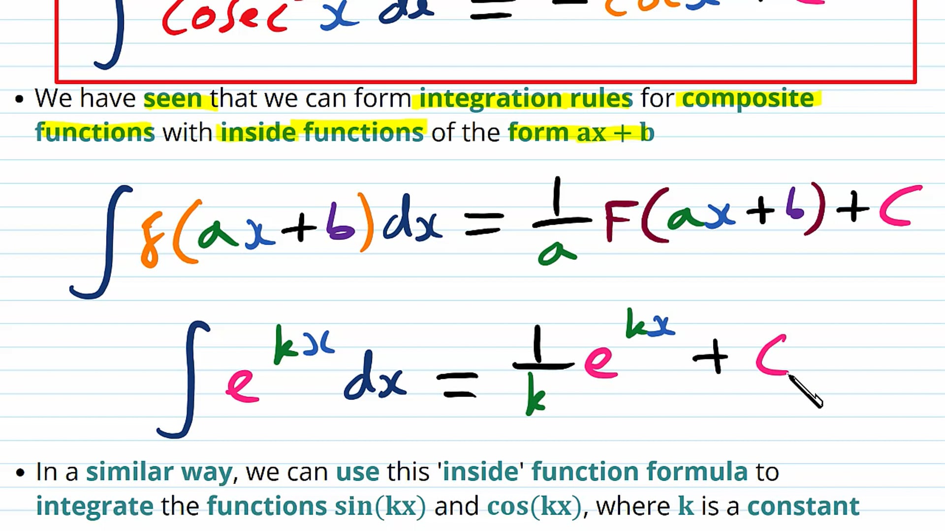 Integrating Trigonometric Functions