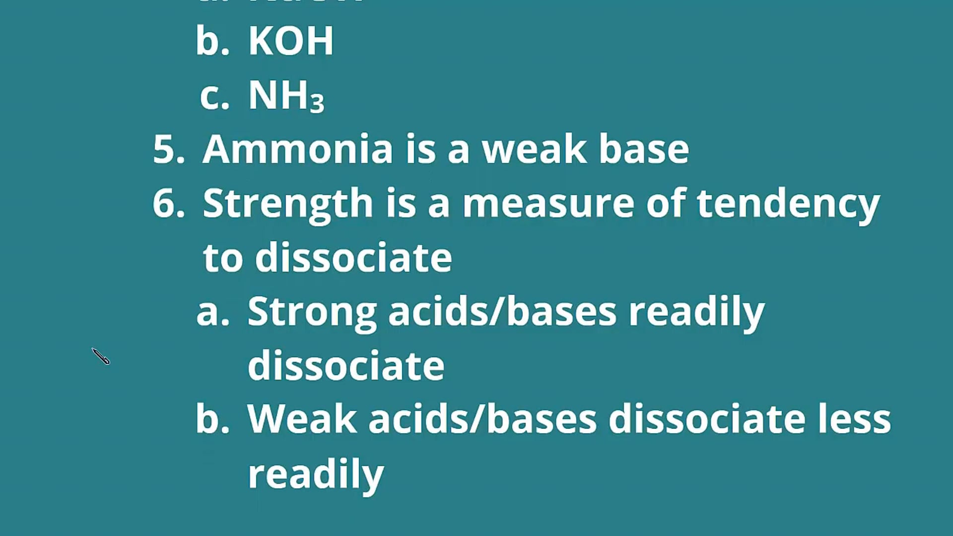 Introduction to Acids and Bases