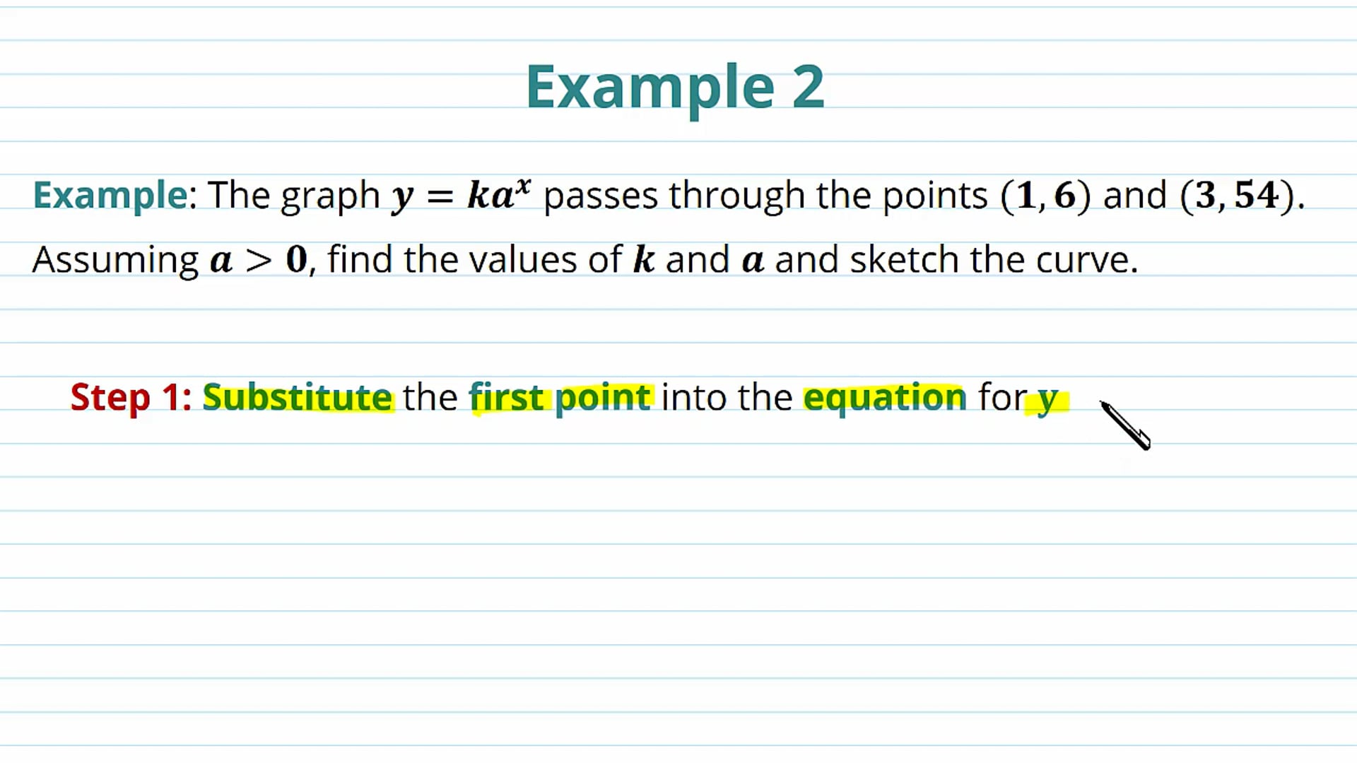 Introduction to Exponential Functions Examples