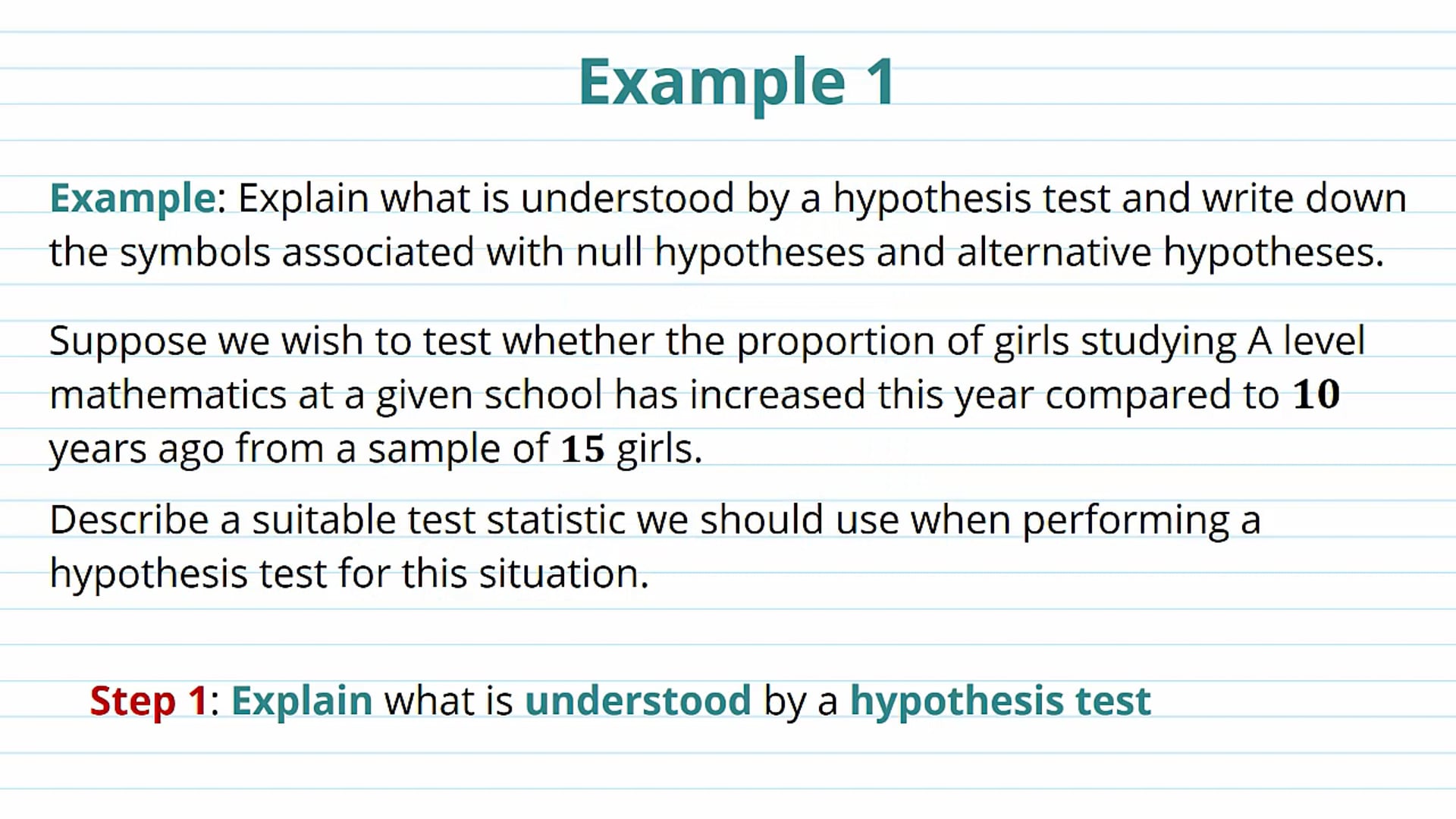 Introduction to Hypothesis Testing Examples