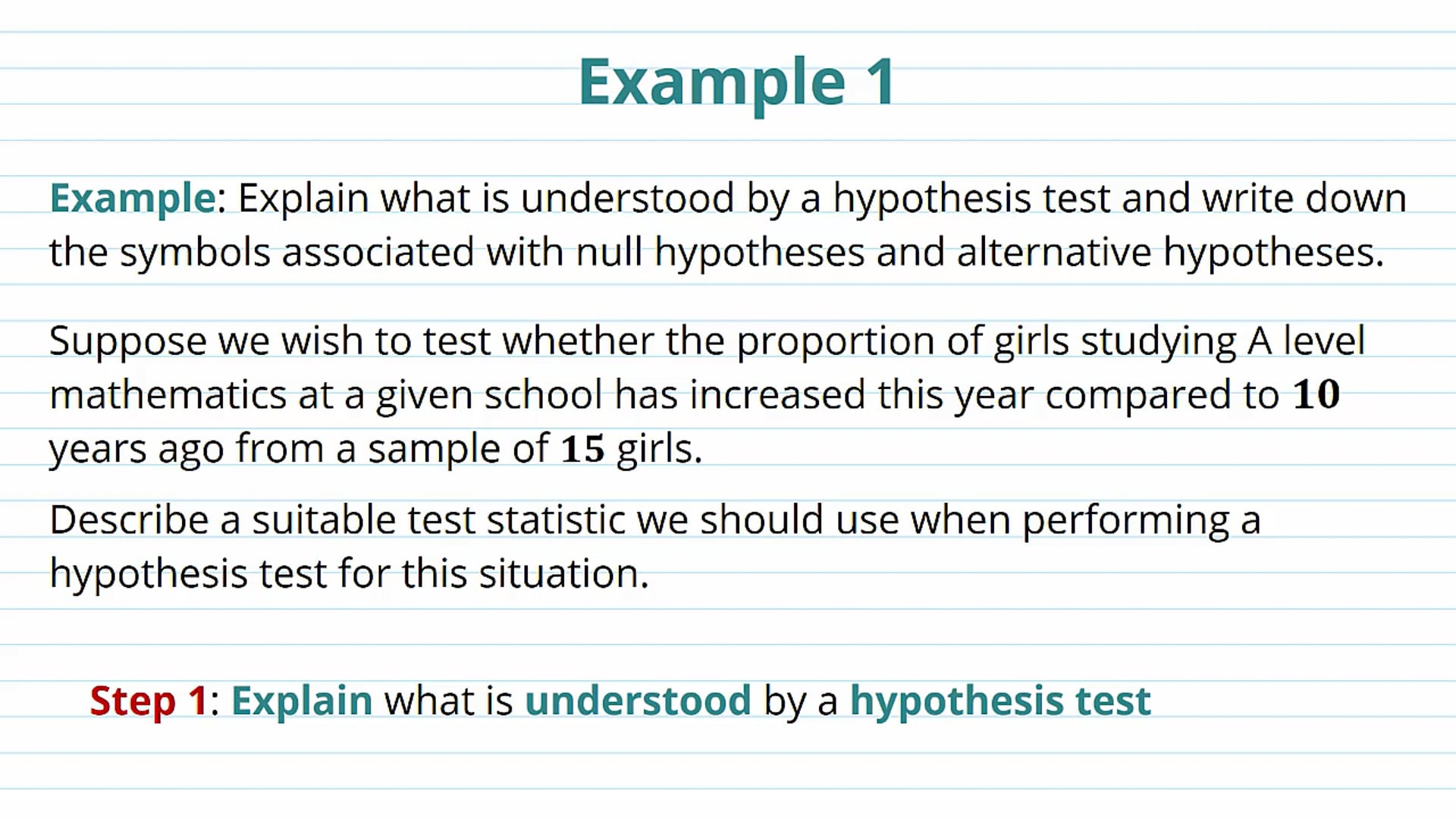 Introduction to Hypothesis Testing Examples