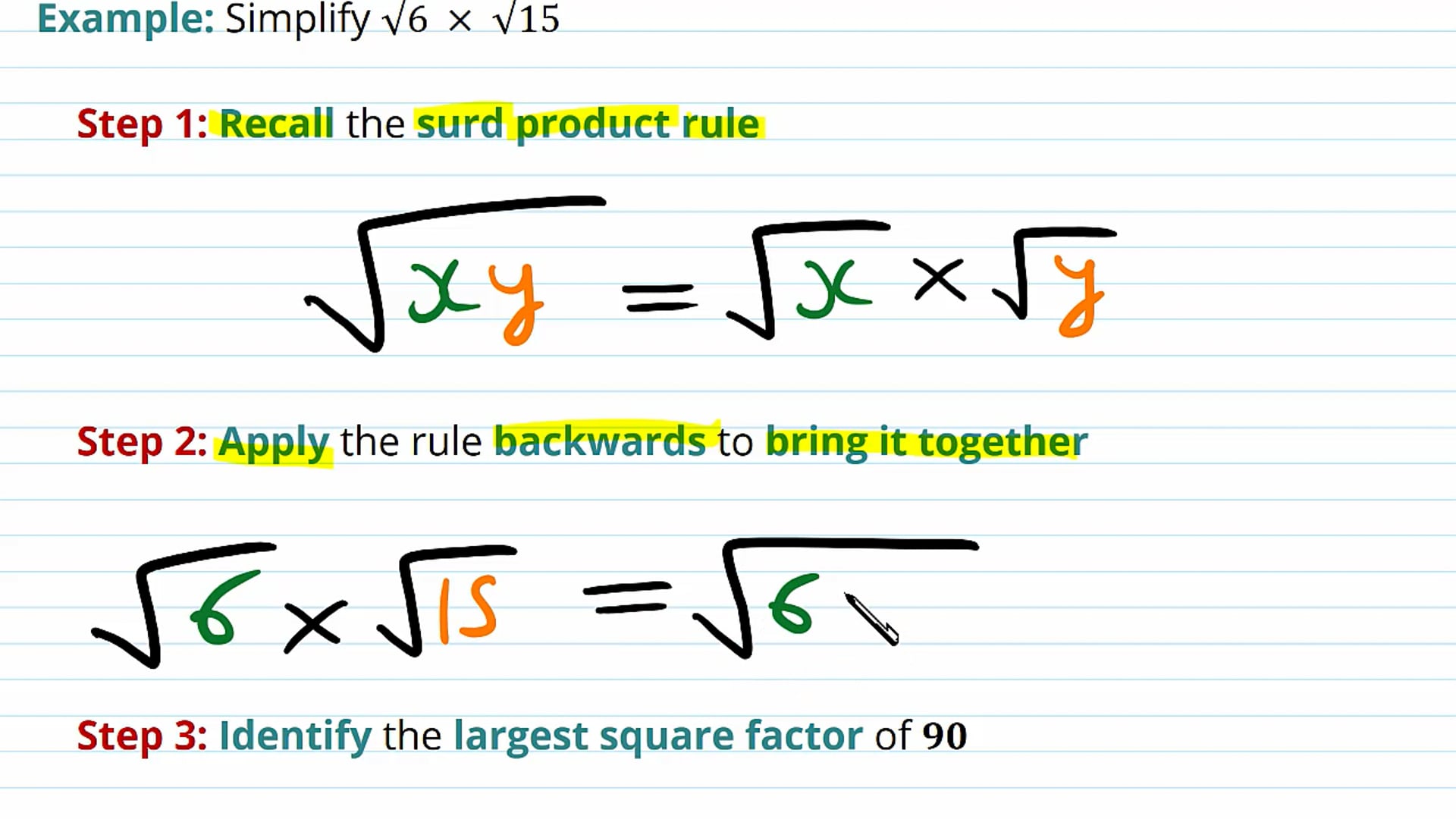 Introduction to Surds Examples