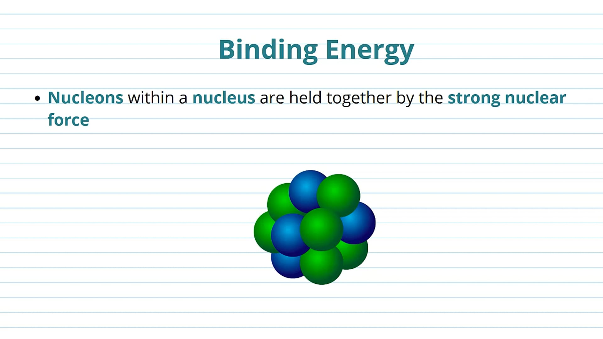 Mass Defect, Binding Energy and the Atomic Mass Unit