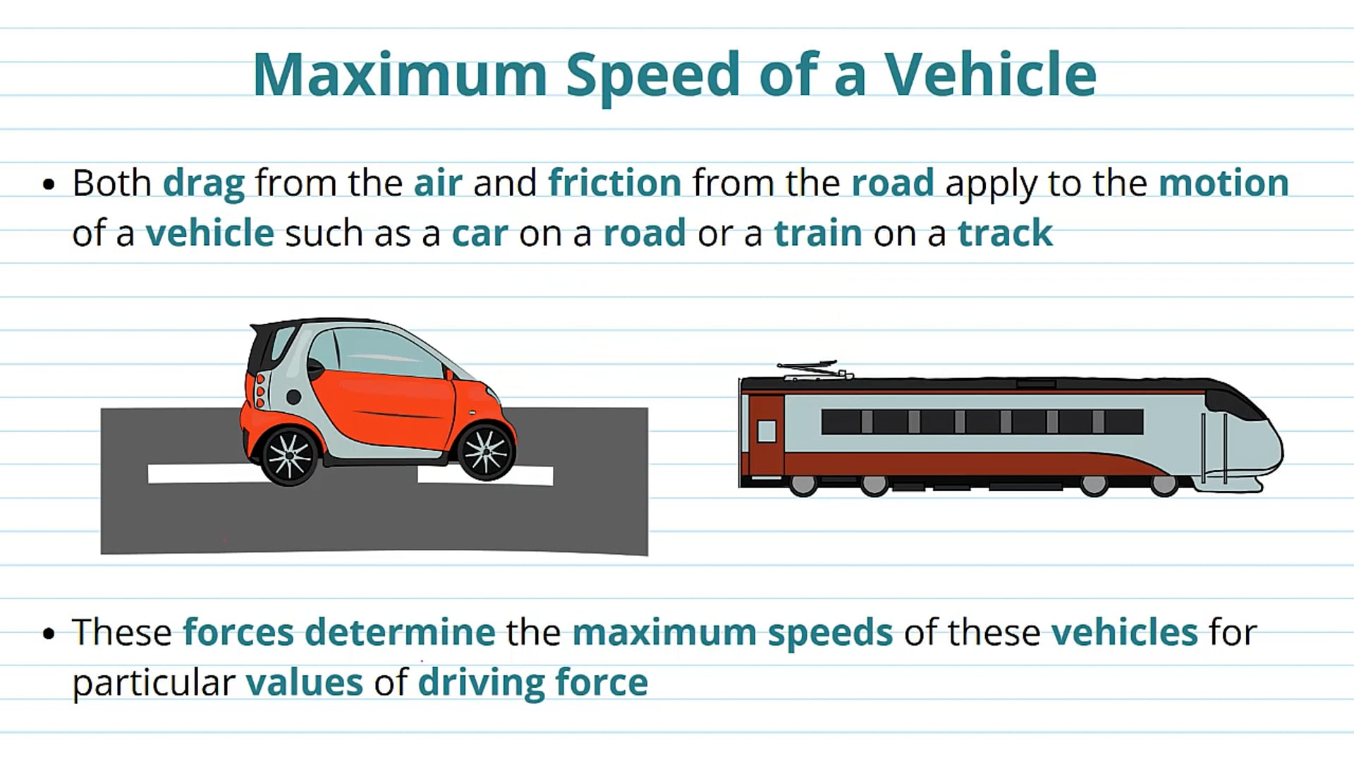 Maximum Speed of a Car