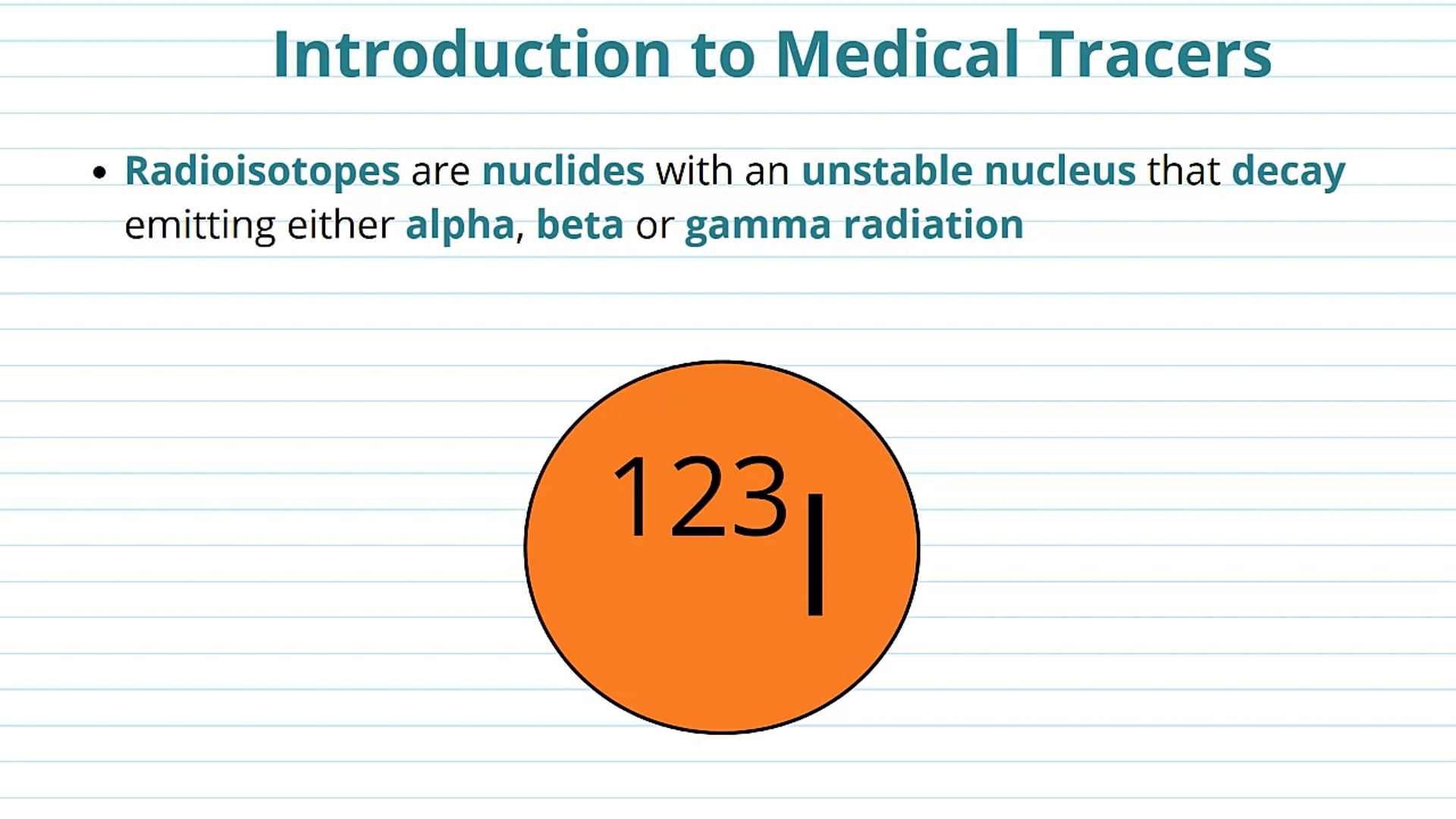 Medical Tracers