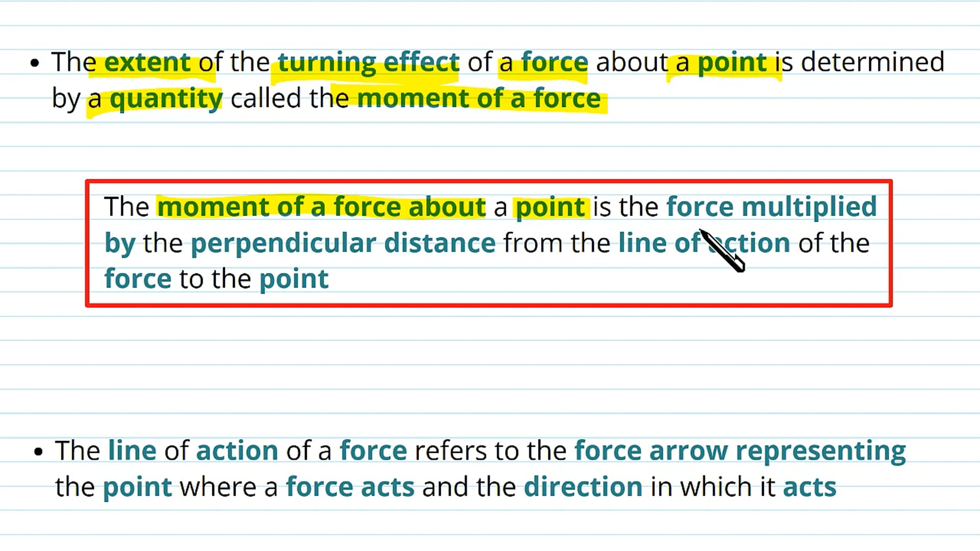 Moment of a Force