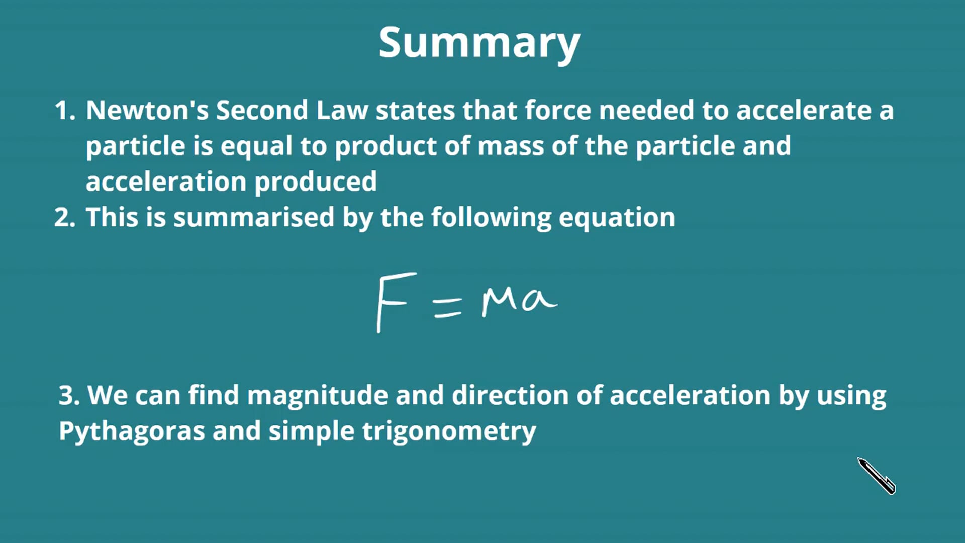 Newton's Second Law Examples
