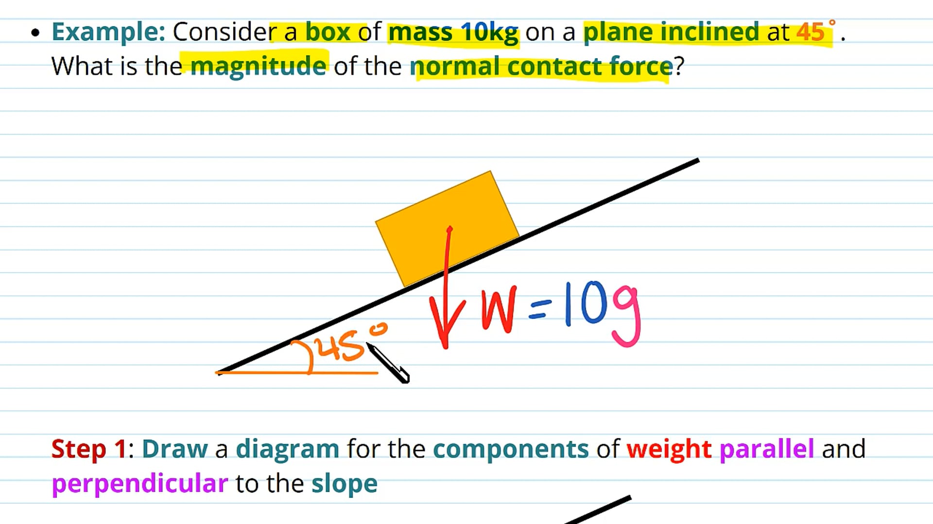 Normal Contact Force