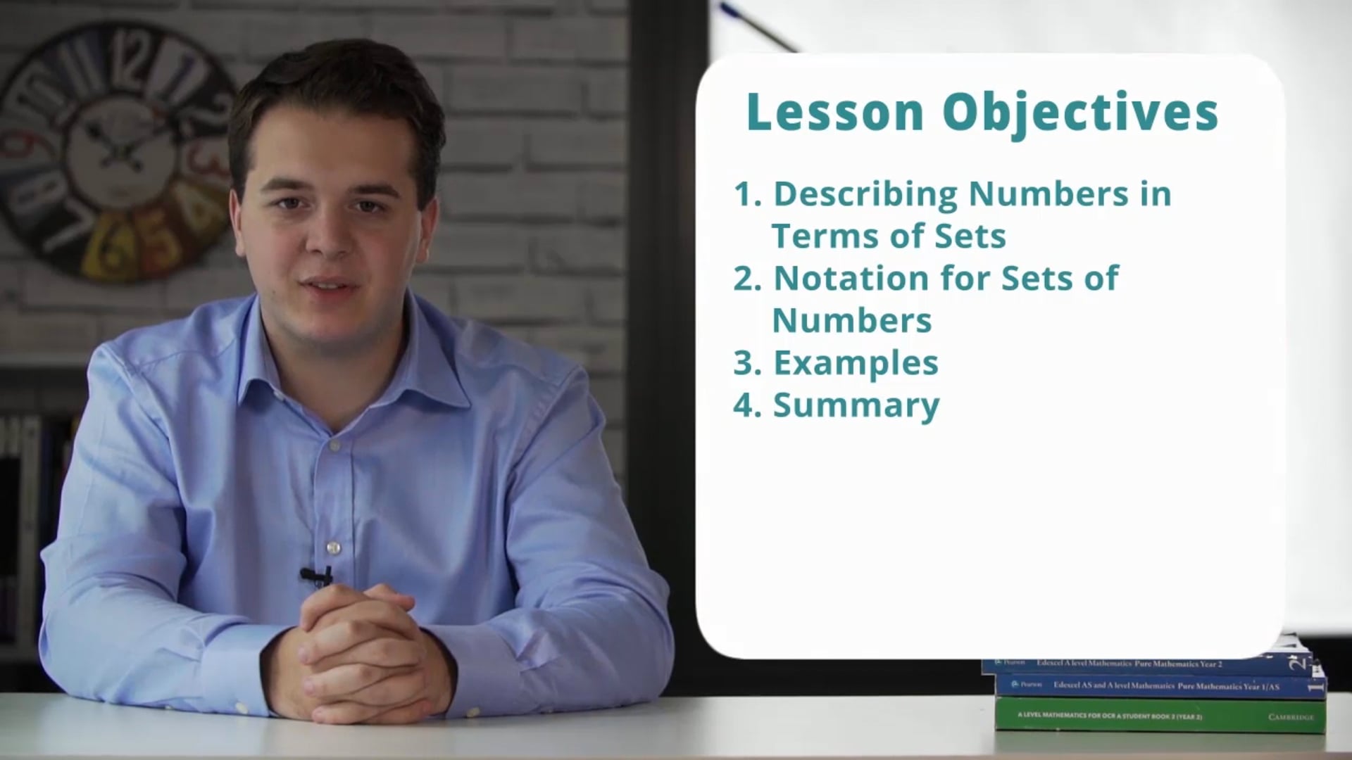 Notation for Sets of Numbers