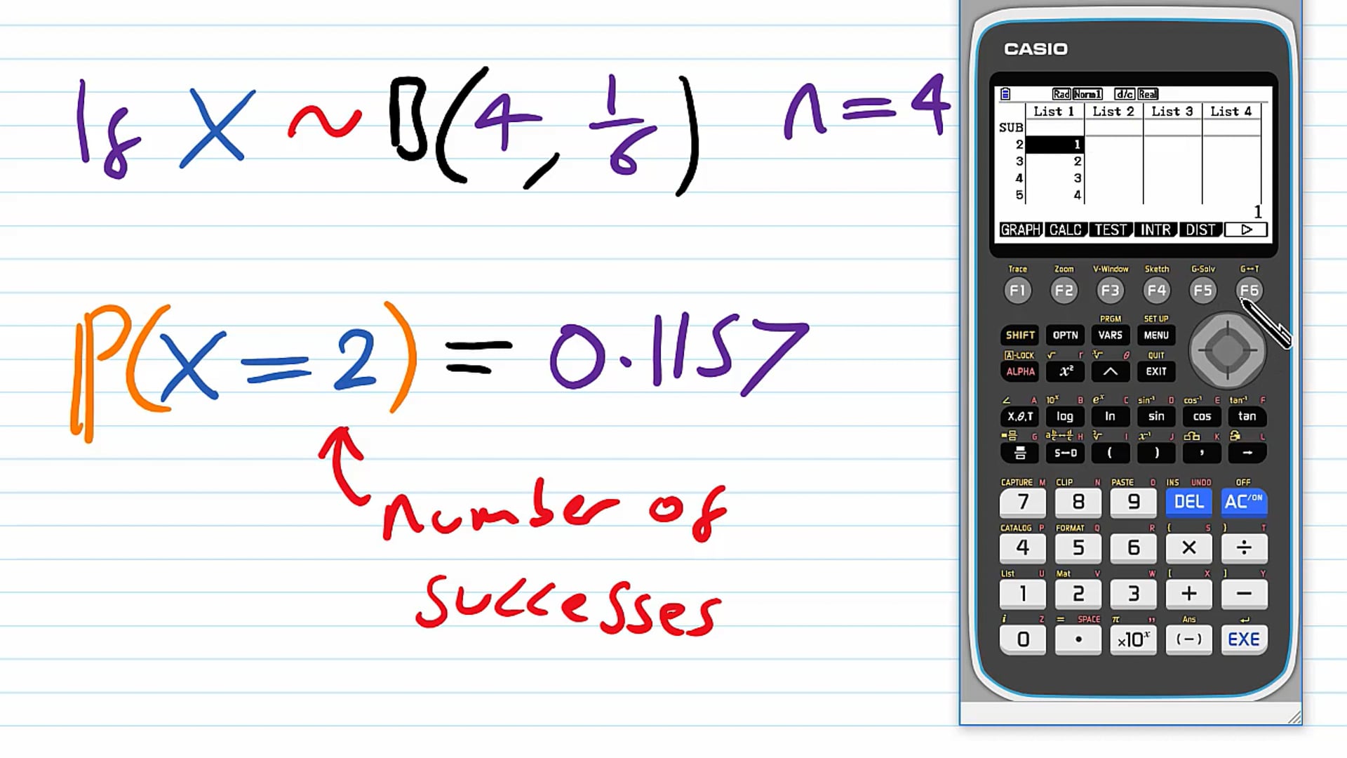 Notation for the Binomial Distribution