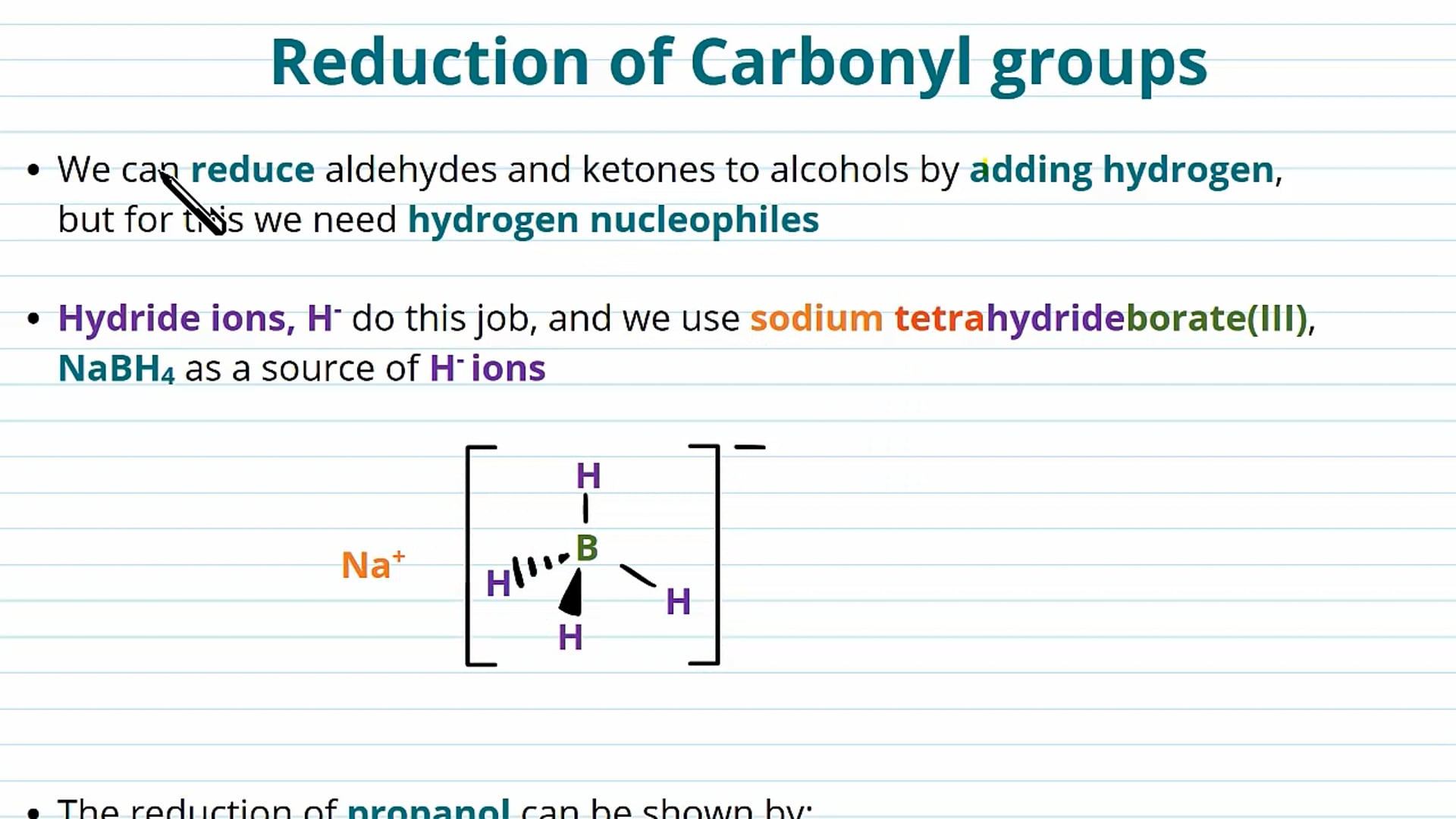 Nucleophilic Addition to Carbonyls