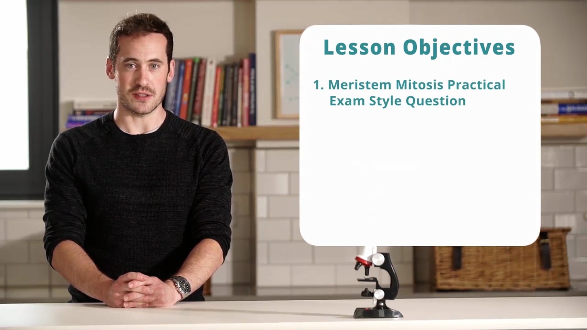 Observing the Stages of Mitosis Exam Style Question 2