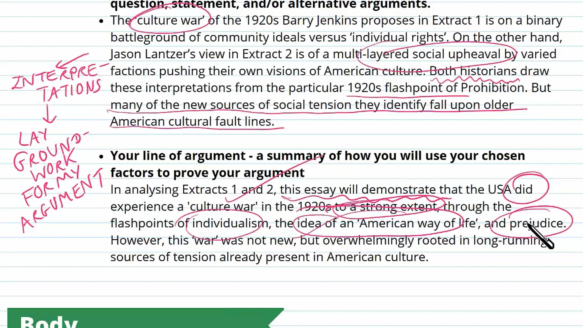 Own Knowledge & Historian Analysis Essay (Part 2)