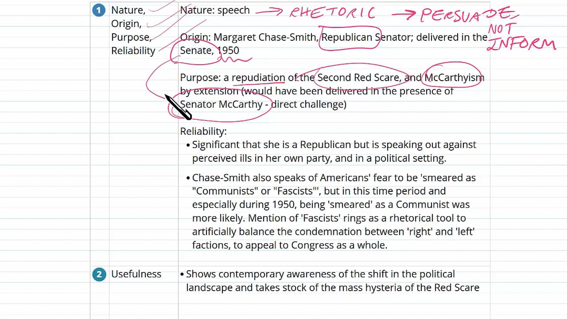 Own Knowledge & Source Analysis Essay (Part 1)
