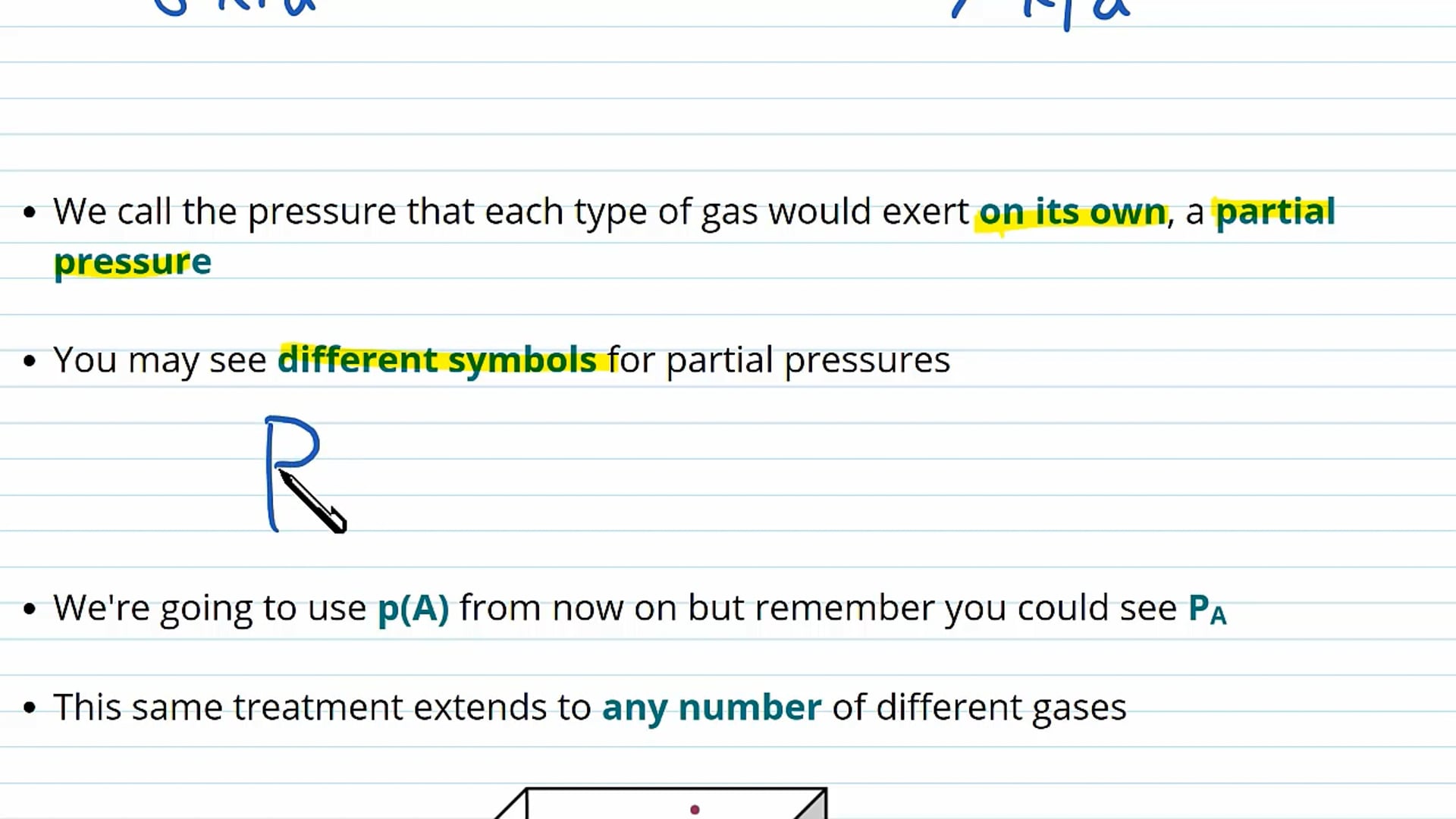 Partial Pressure and Mole Fractions