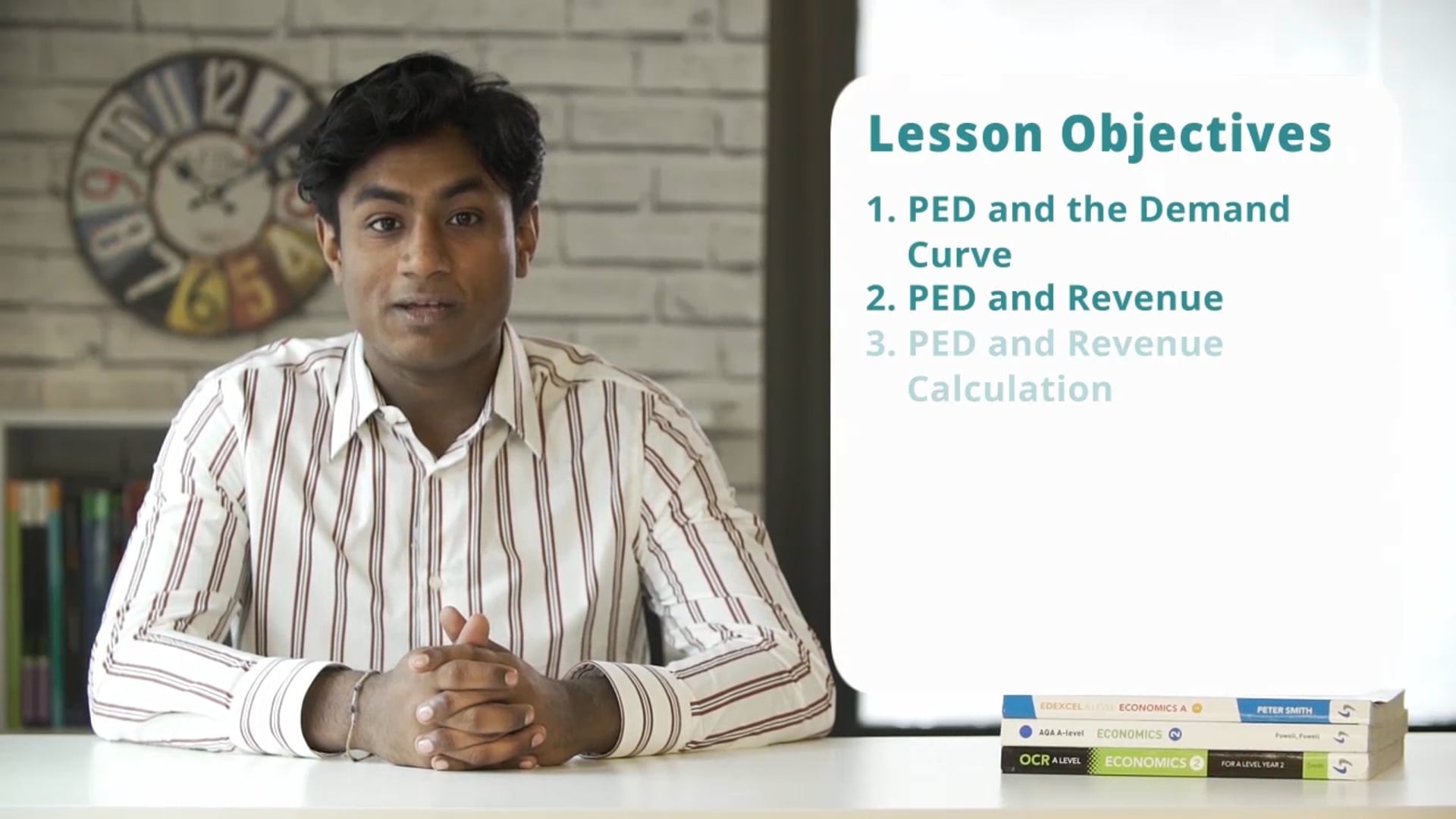 PED and the Demand Curve