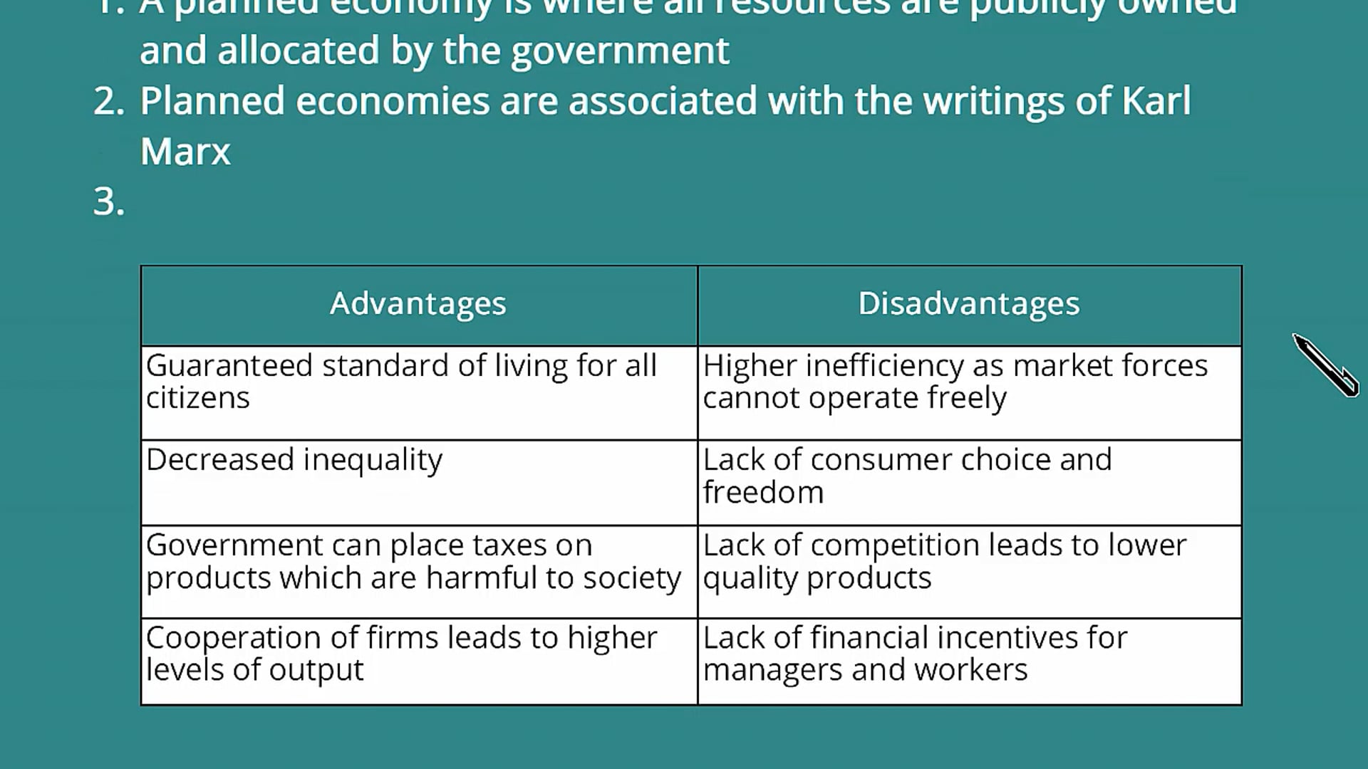 Planned Economies