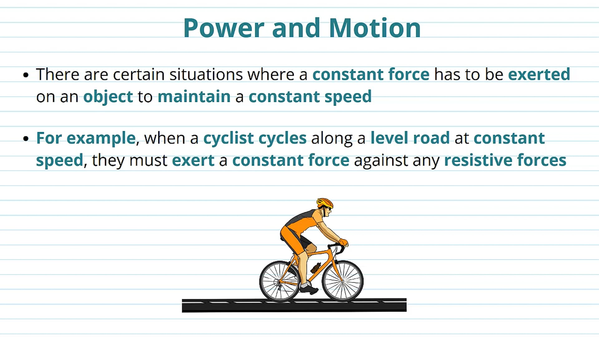 Power and Motion