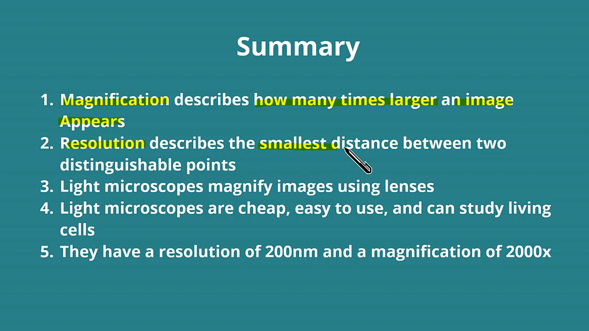 Principles and Features of Light Microscopes