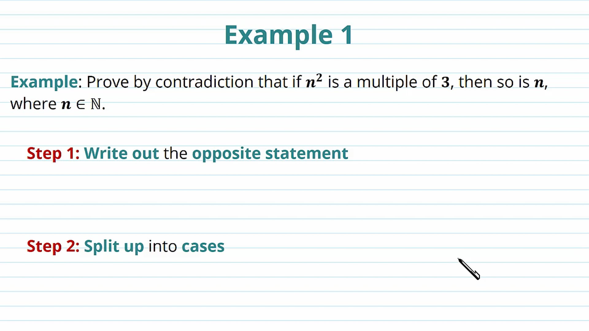 Proof by Contradiction Examples
