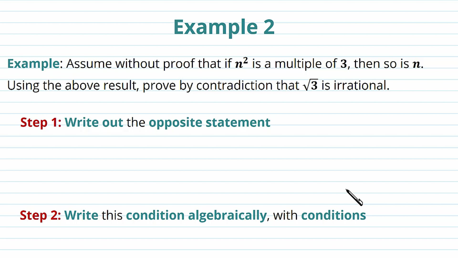 Proof by Contradiction Examples