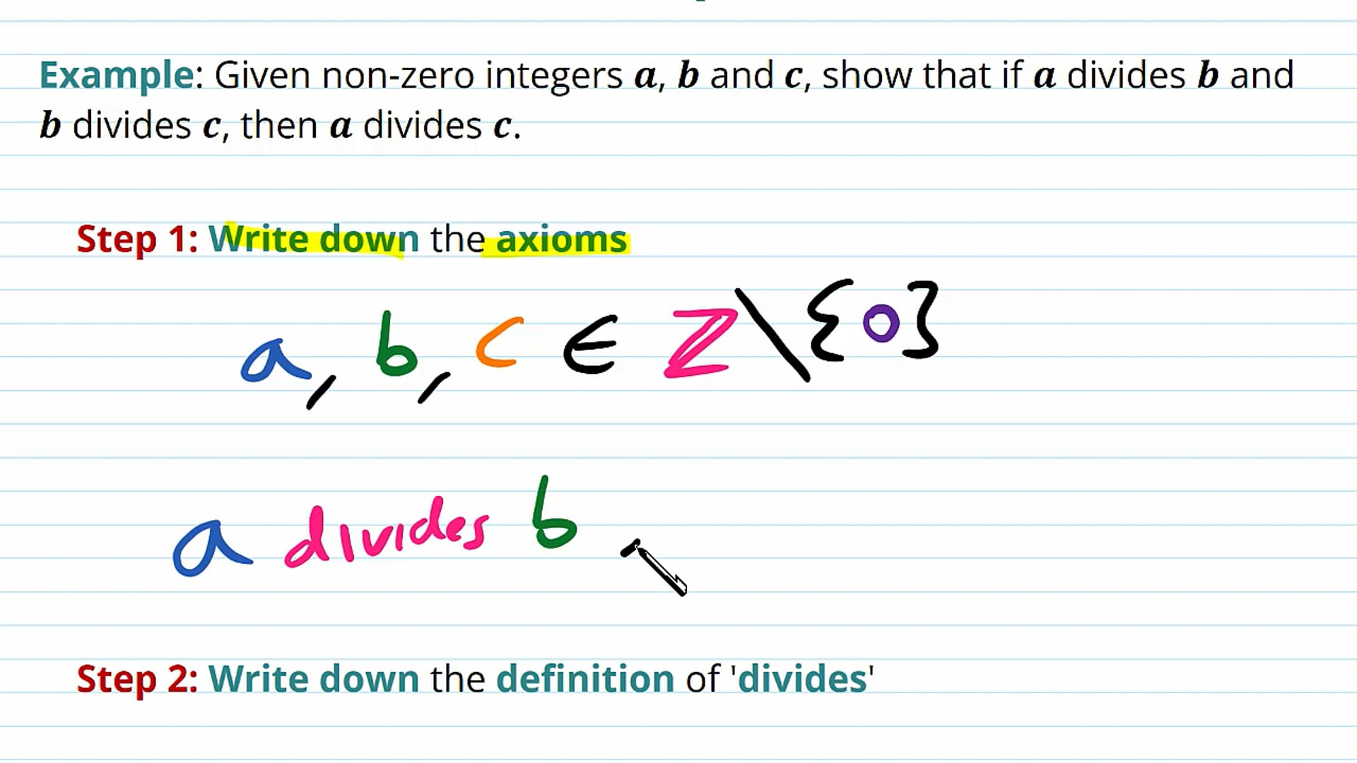 Proof by Deduction Examples