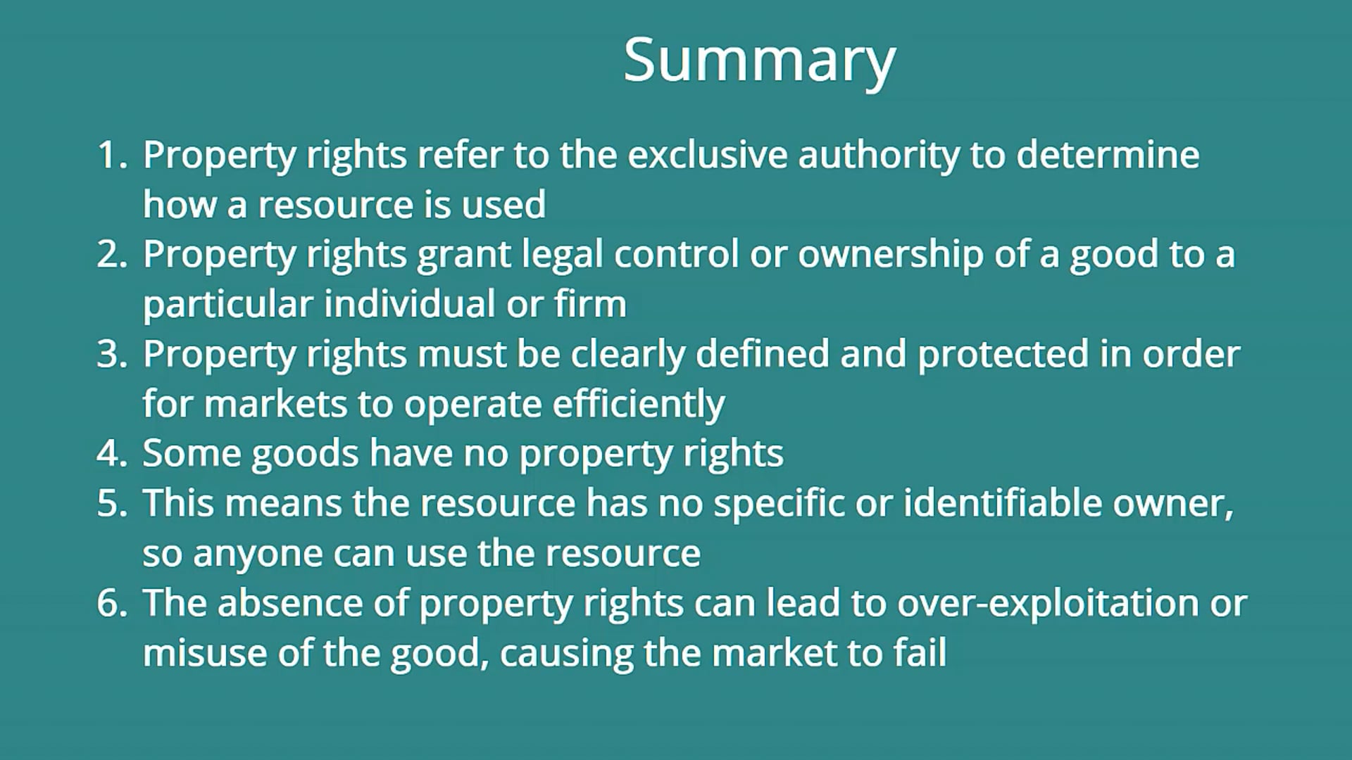 Property Rights