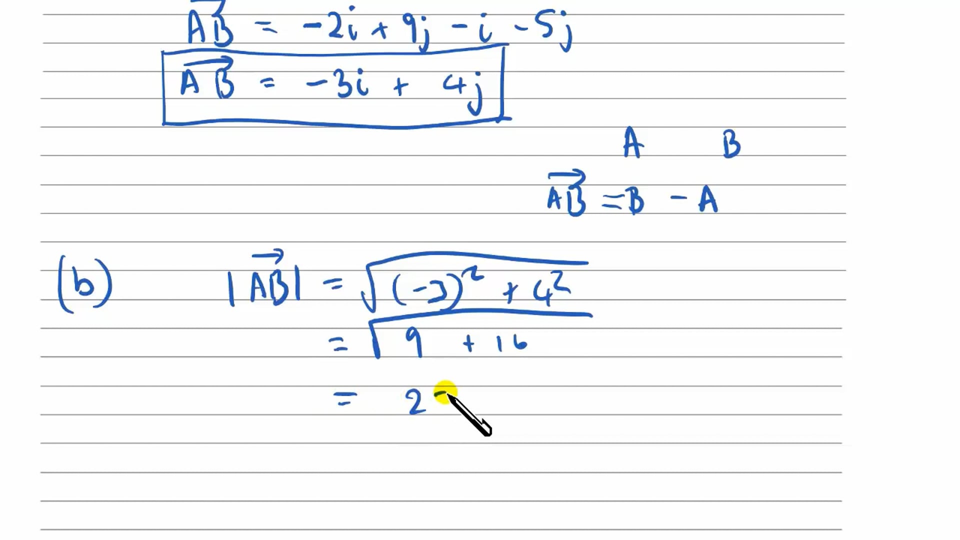 Question 3: Vectors