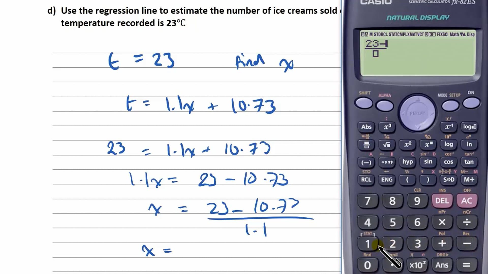 Question 4: Outliers &amp; Line of Regression