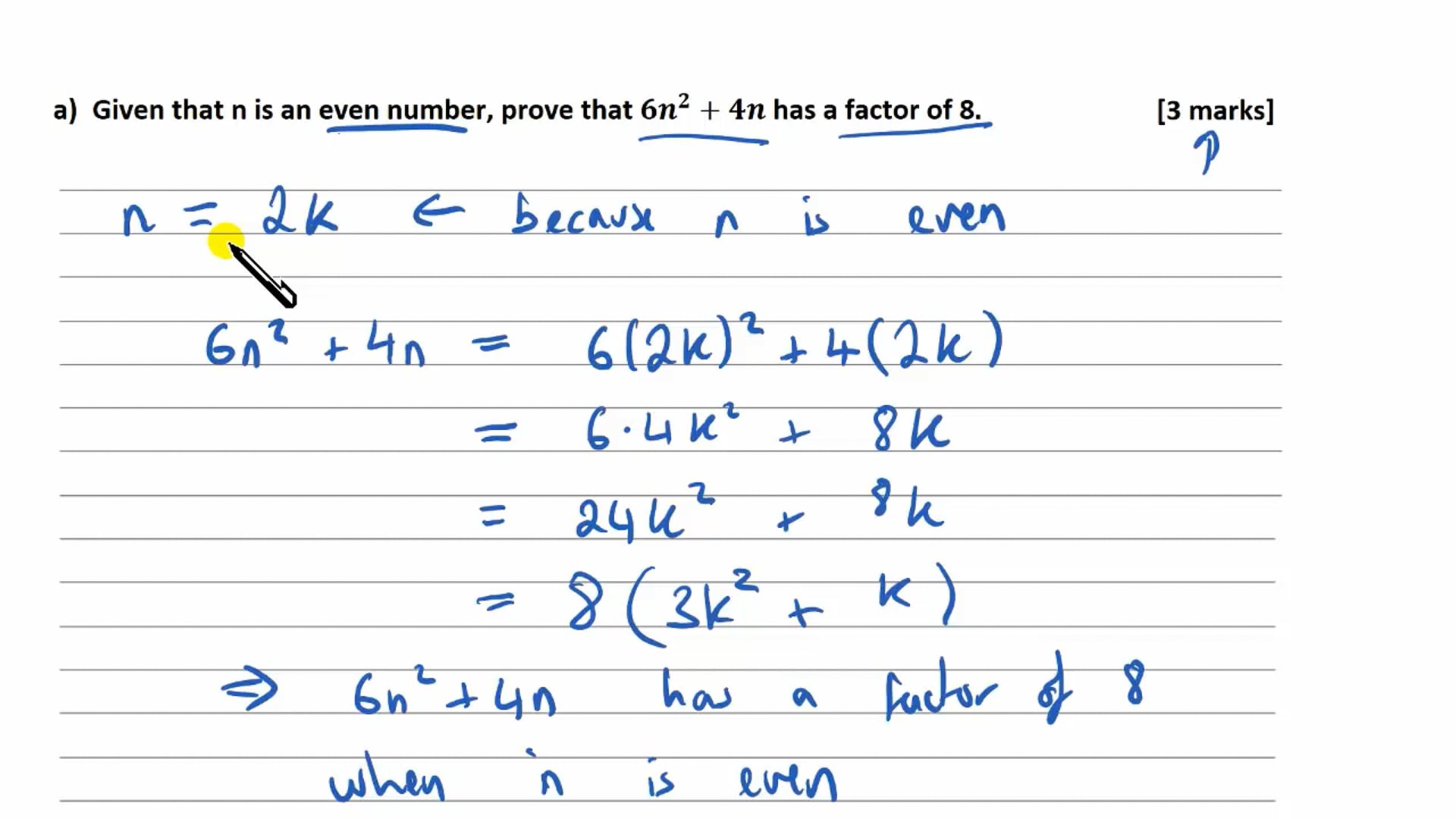 Question 6: Proofs