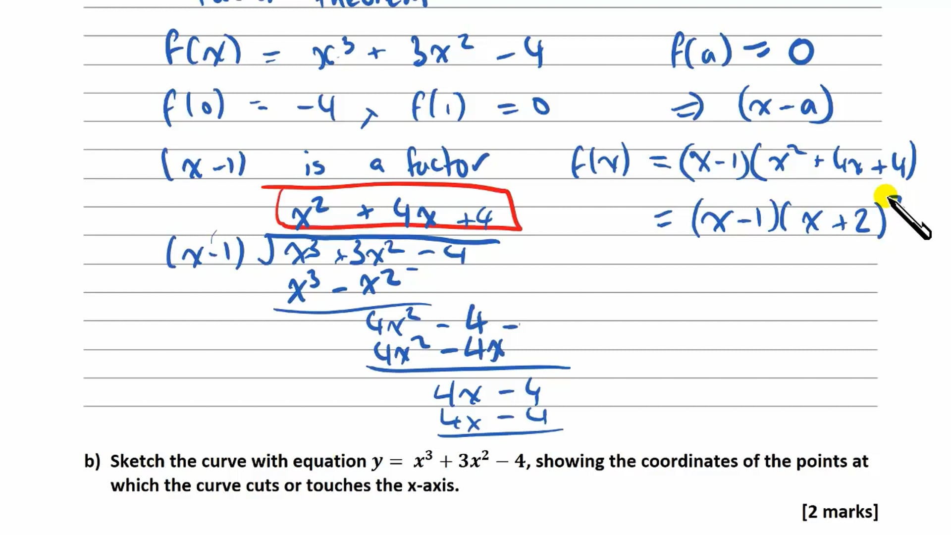 Question 7: Factor Theorem
