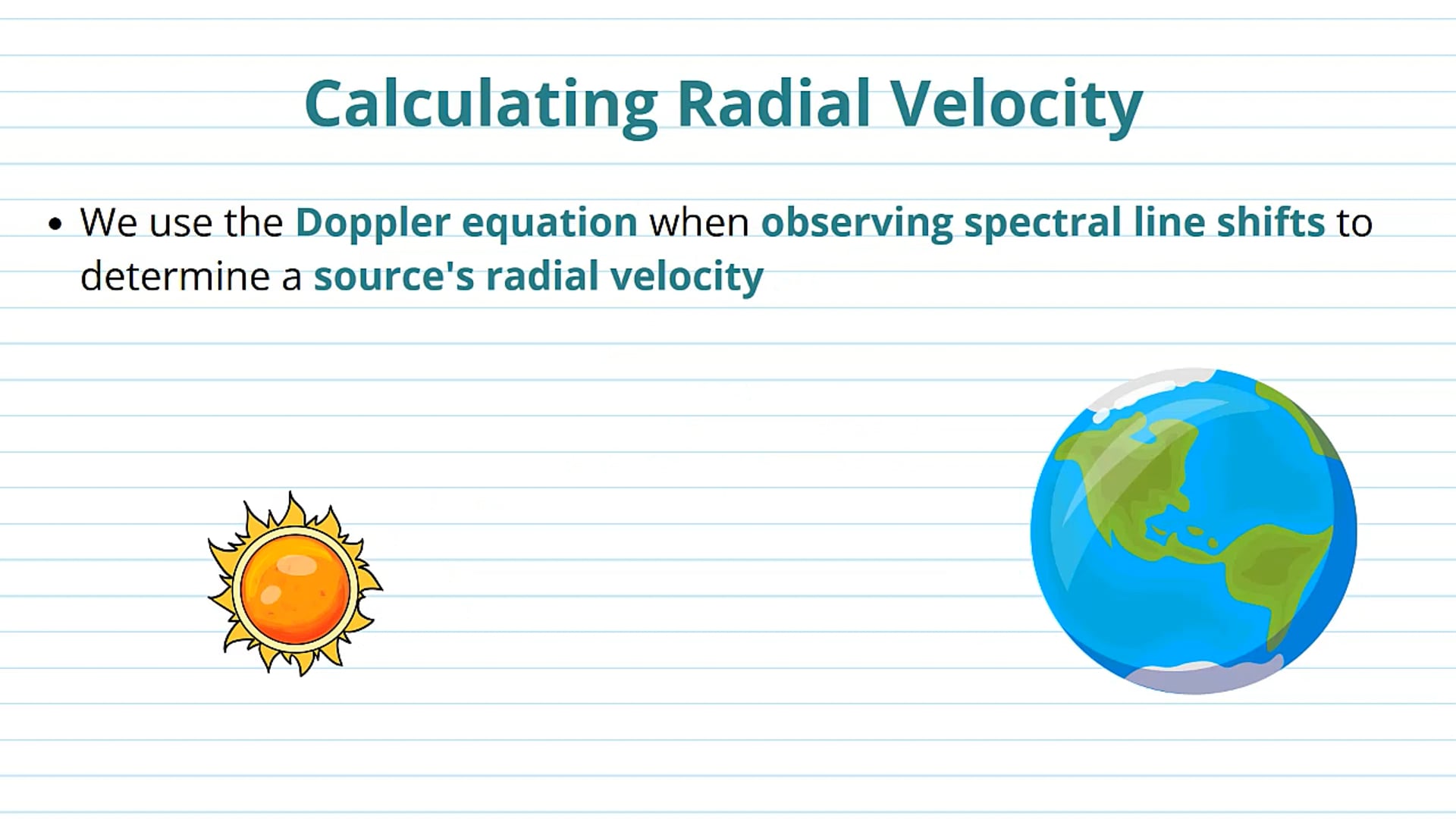 Radial Velocity and Redshift