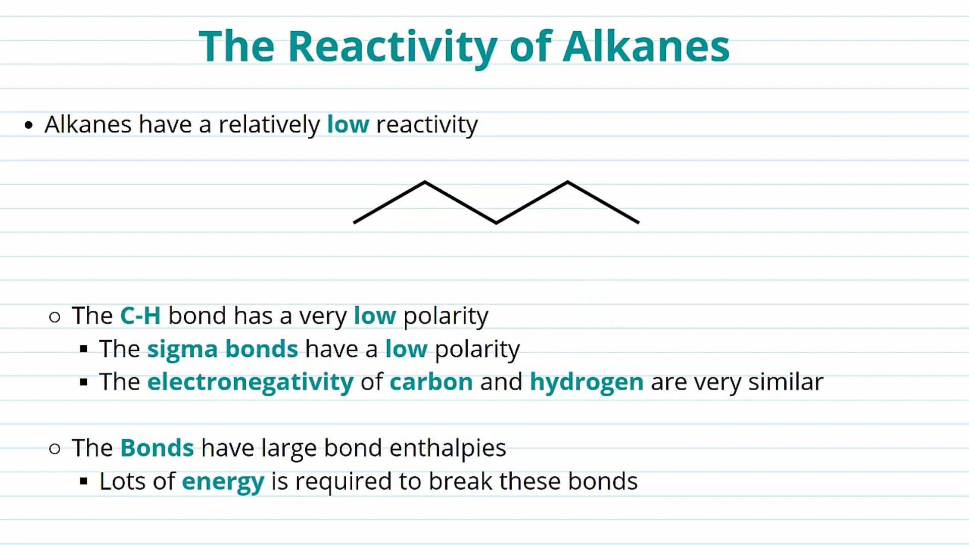 Reactions of Alkanes