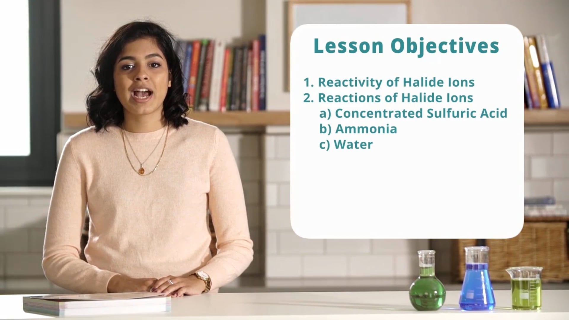 Reactions of Halide Ions