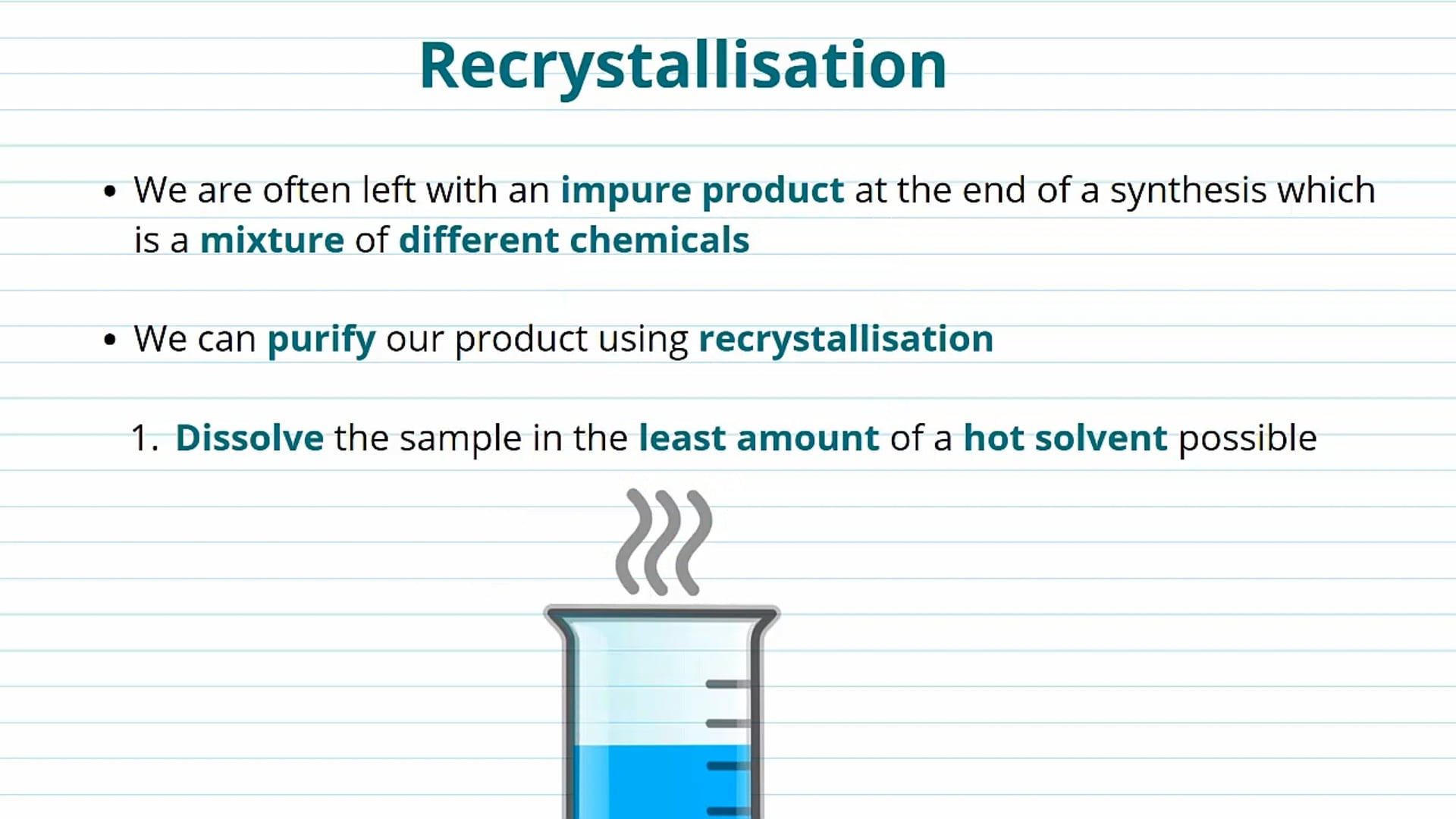 Recrystallisation
