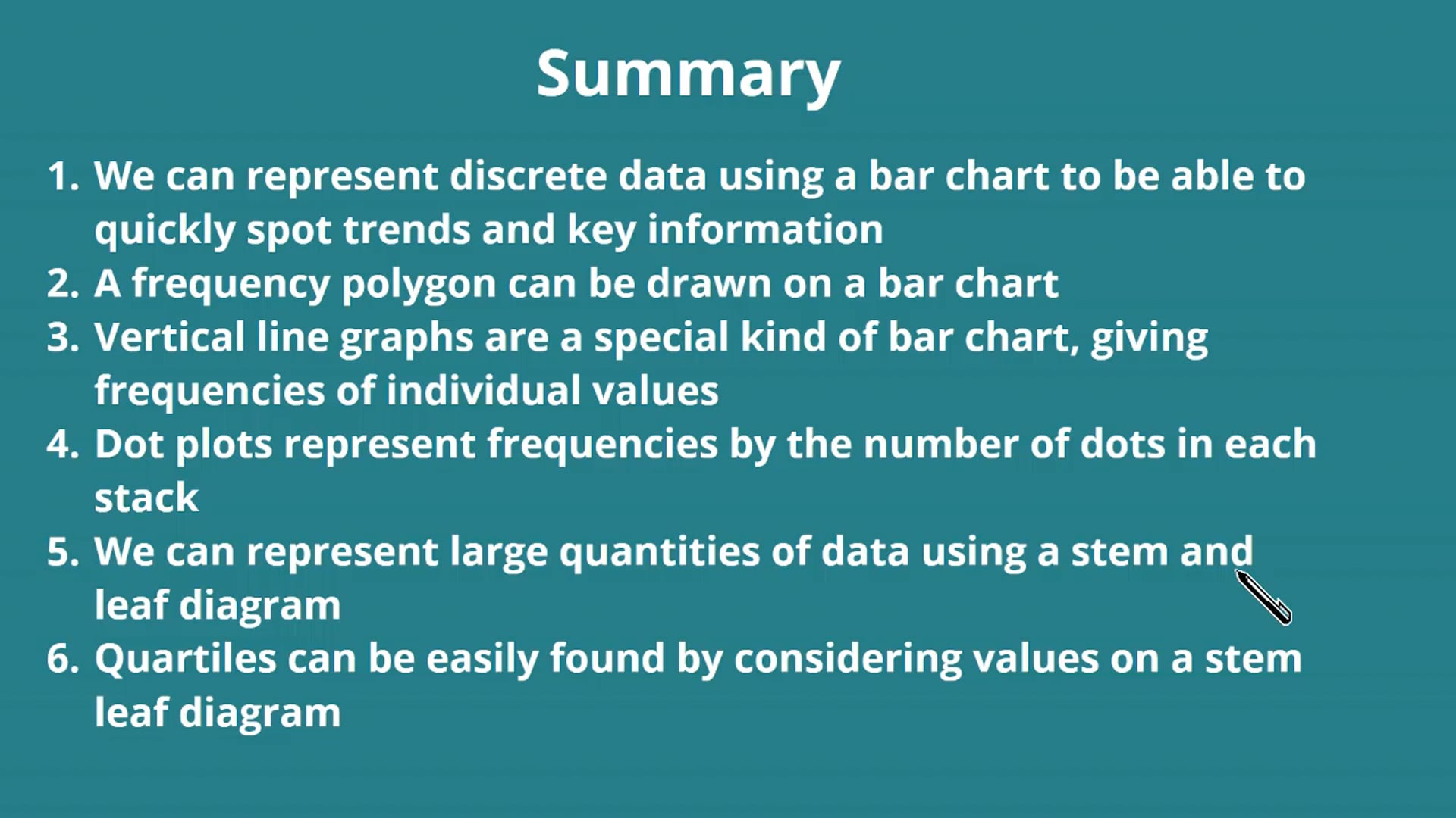 Representing Discrete Data Examples