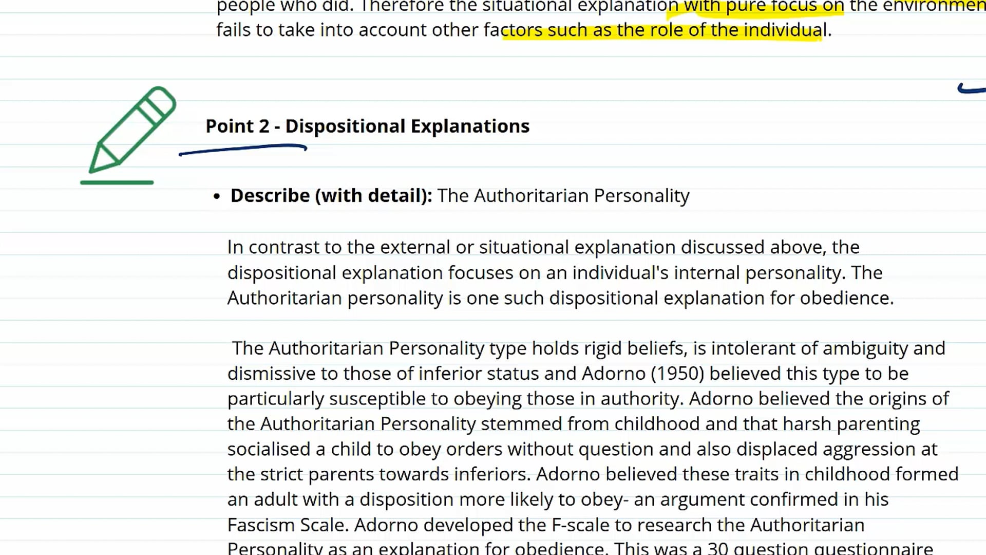 Sample Essay on Obedience (Part 3)