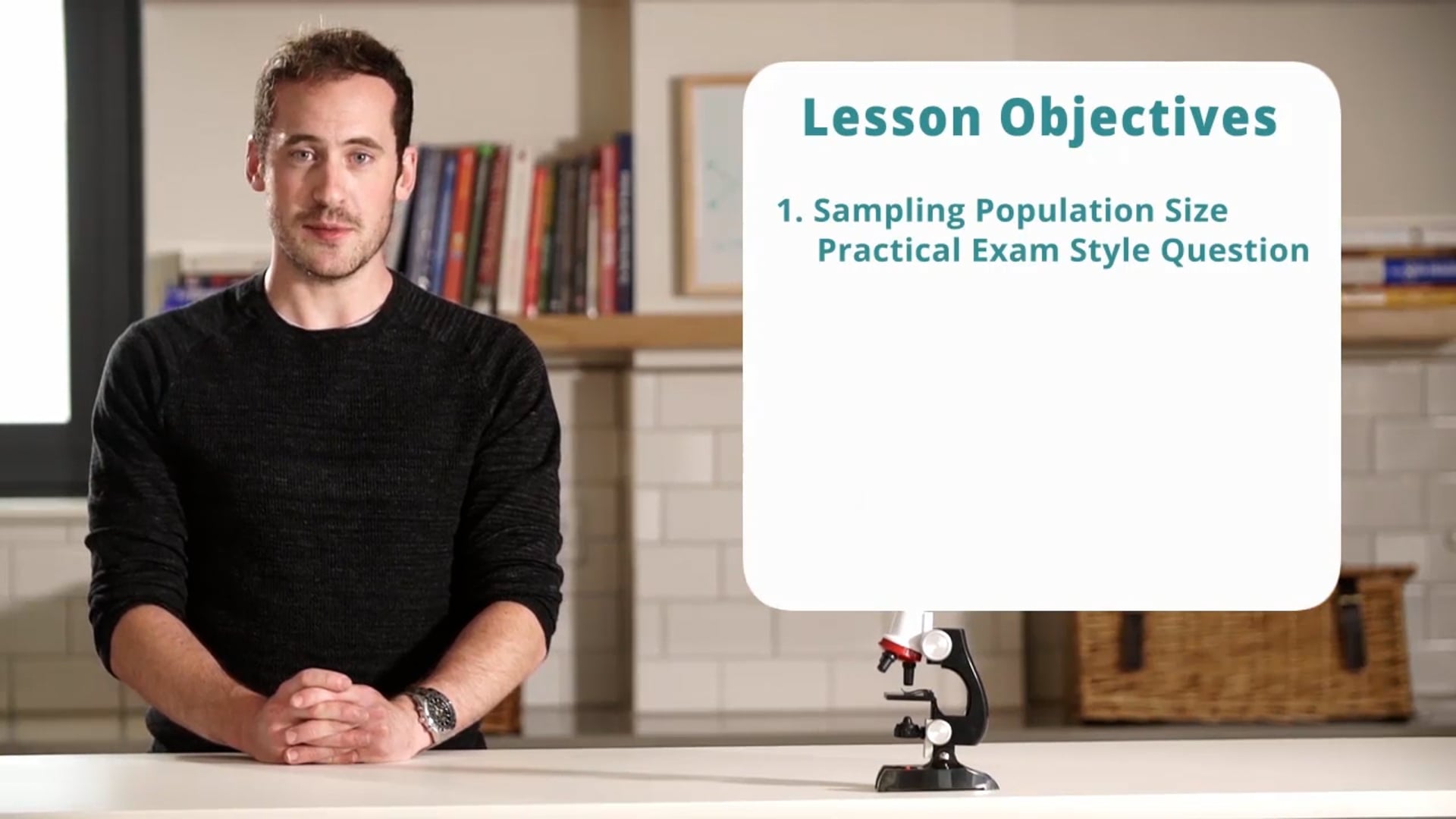 Sampling the Size of a Population Implementation Exam Style Question 2