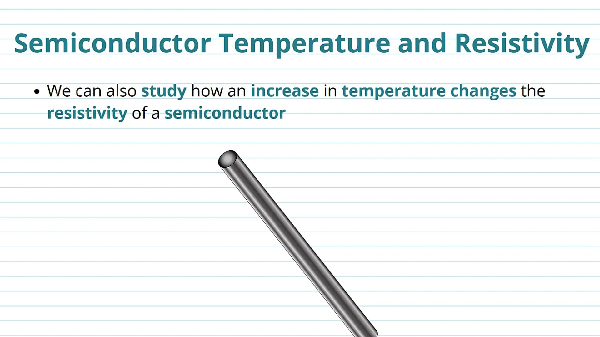Semiconductor Temperature and Resistance