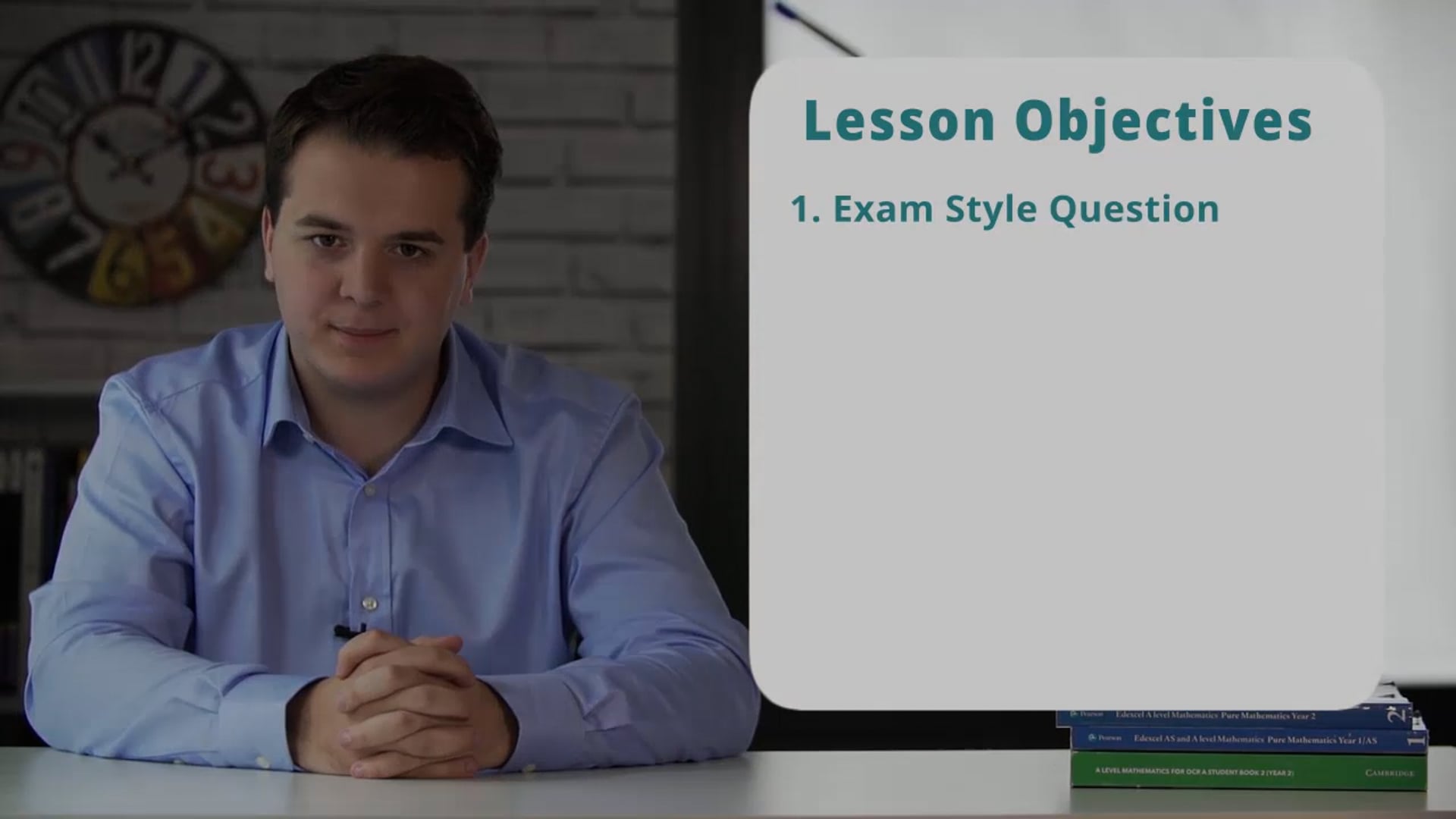 Simultaneous Equations Exam Question