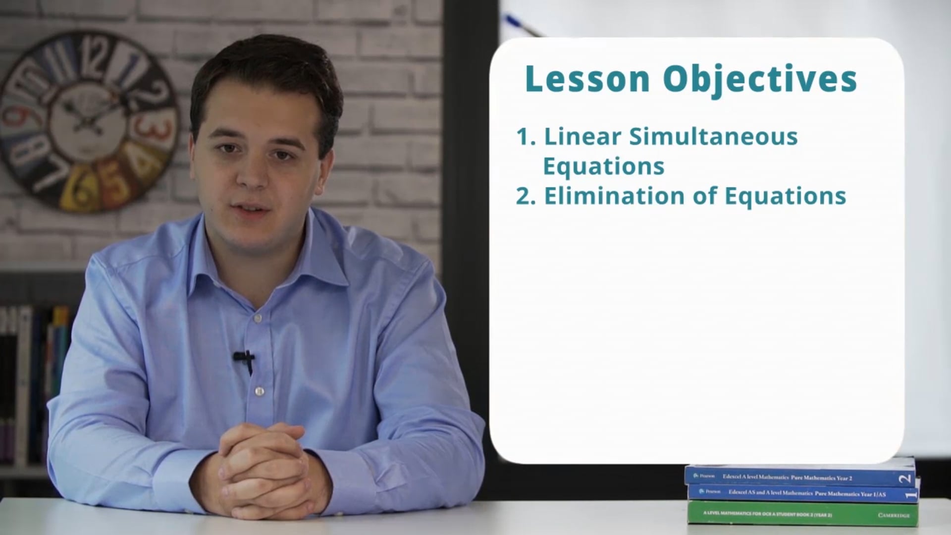 Solving Simultaneous Equations by Eliminating Variables