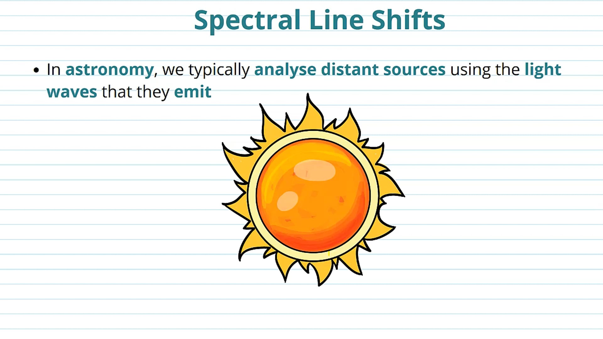 Spectral Line Shifts