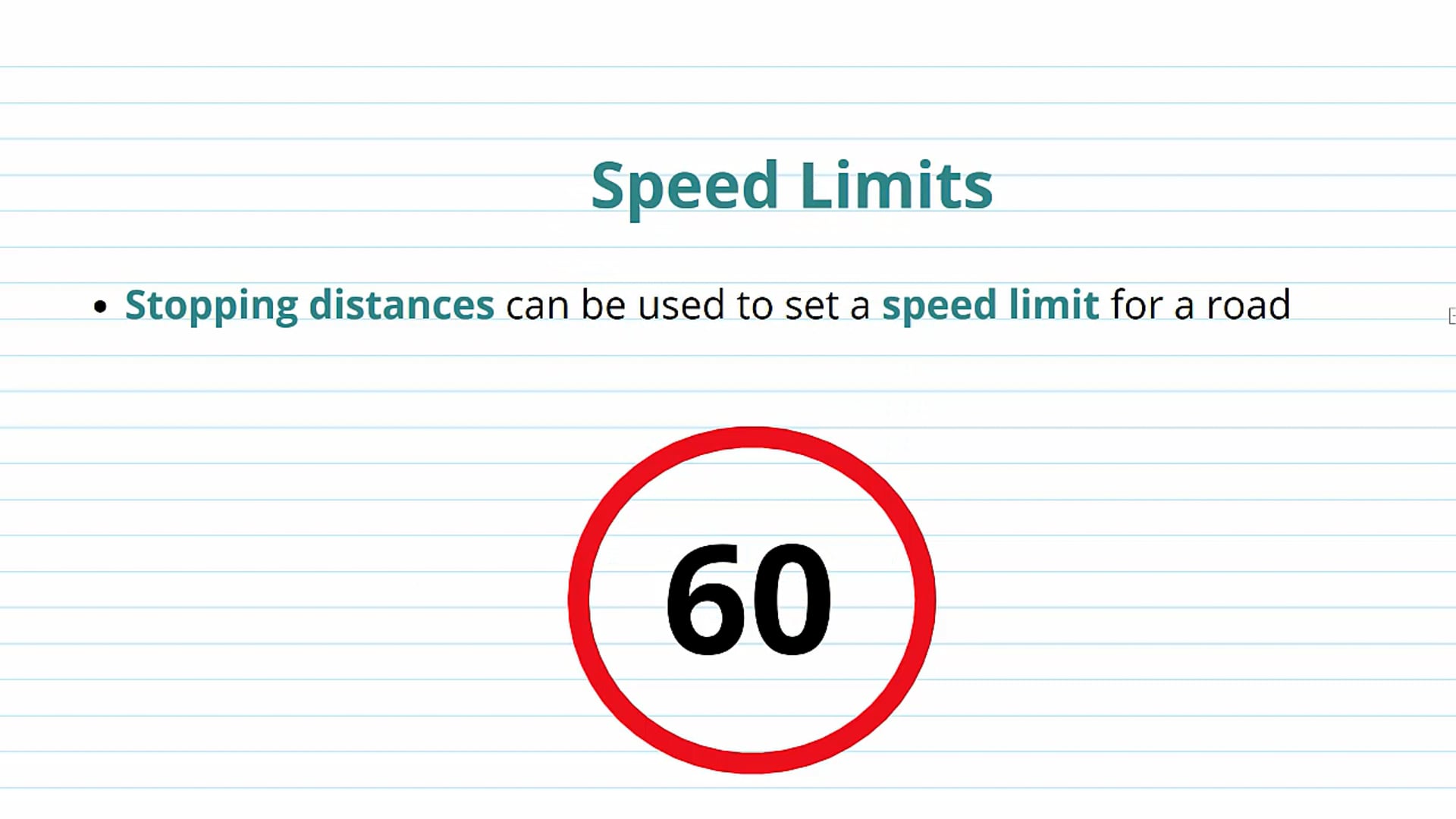 Speed Limits