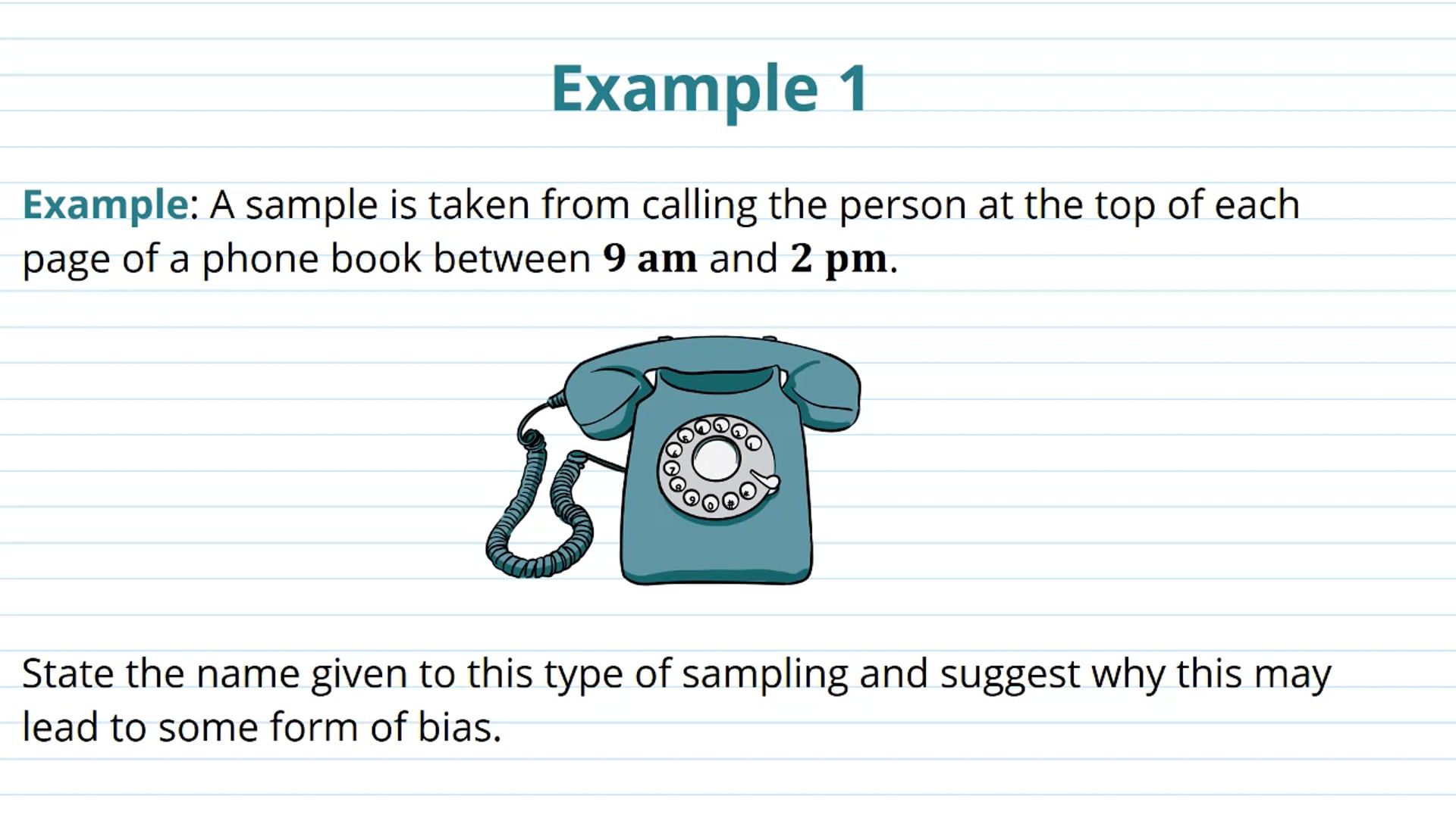 Systematic Sampling Examples