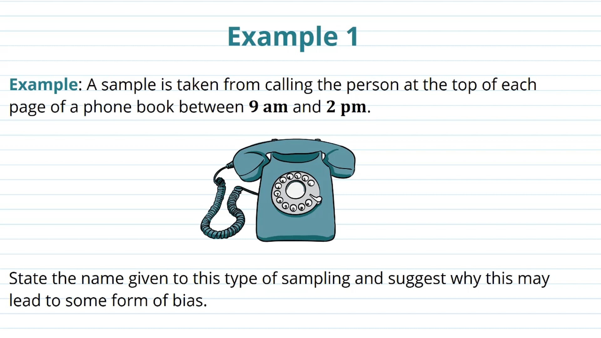 Systematic Sampling Examples