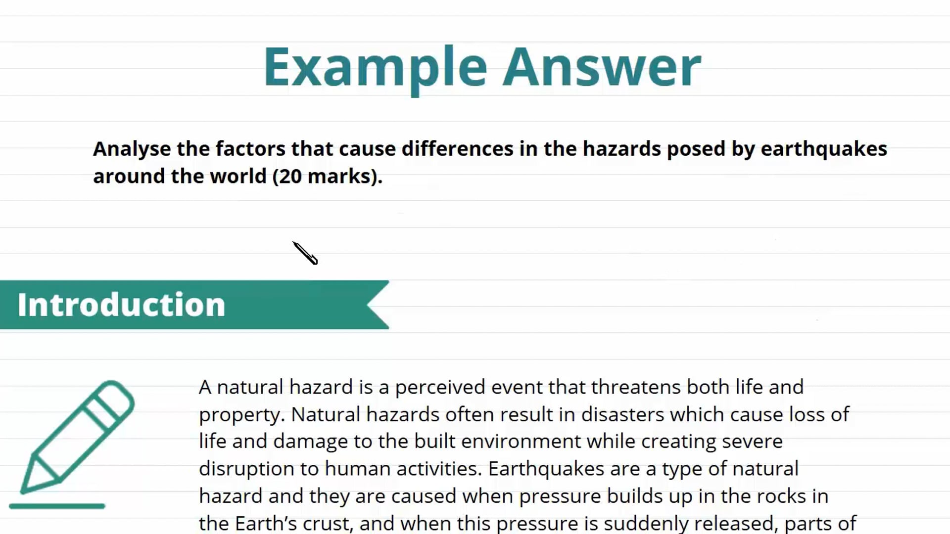Tectonic Hazard (Part 3)